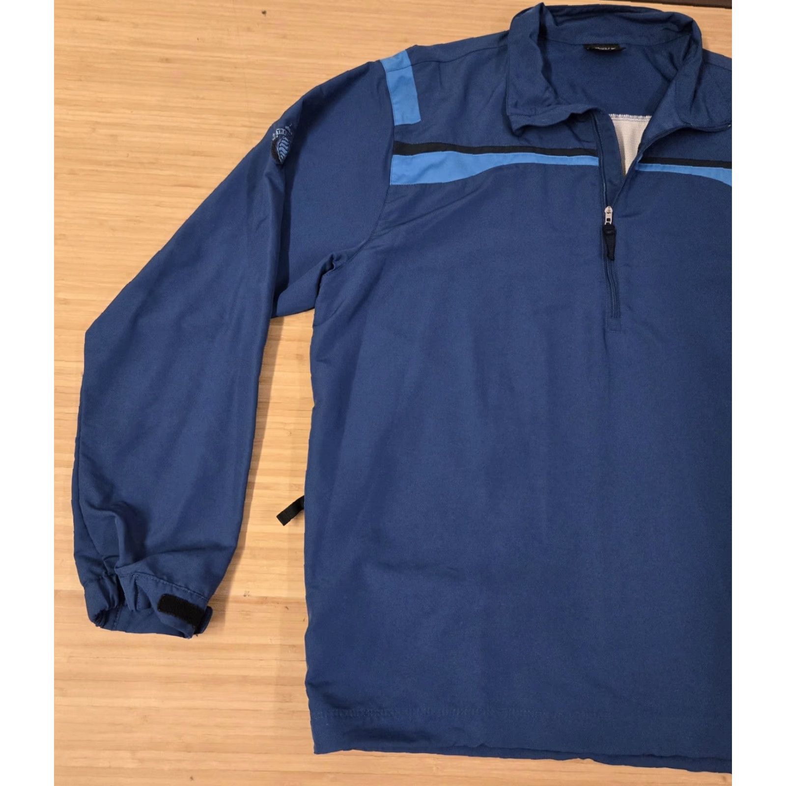 Nike Nike Golf Pullover Mens Extra Large Blue Quarter Zip Windbreaker Jacket Athletic Size US L / EU 52-54 / 3 - 3 Thumbnail