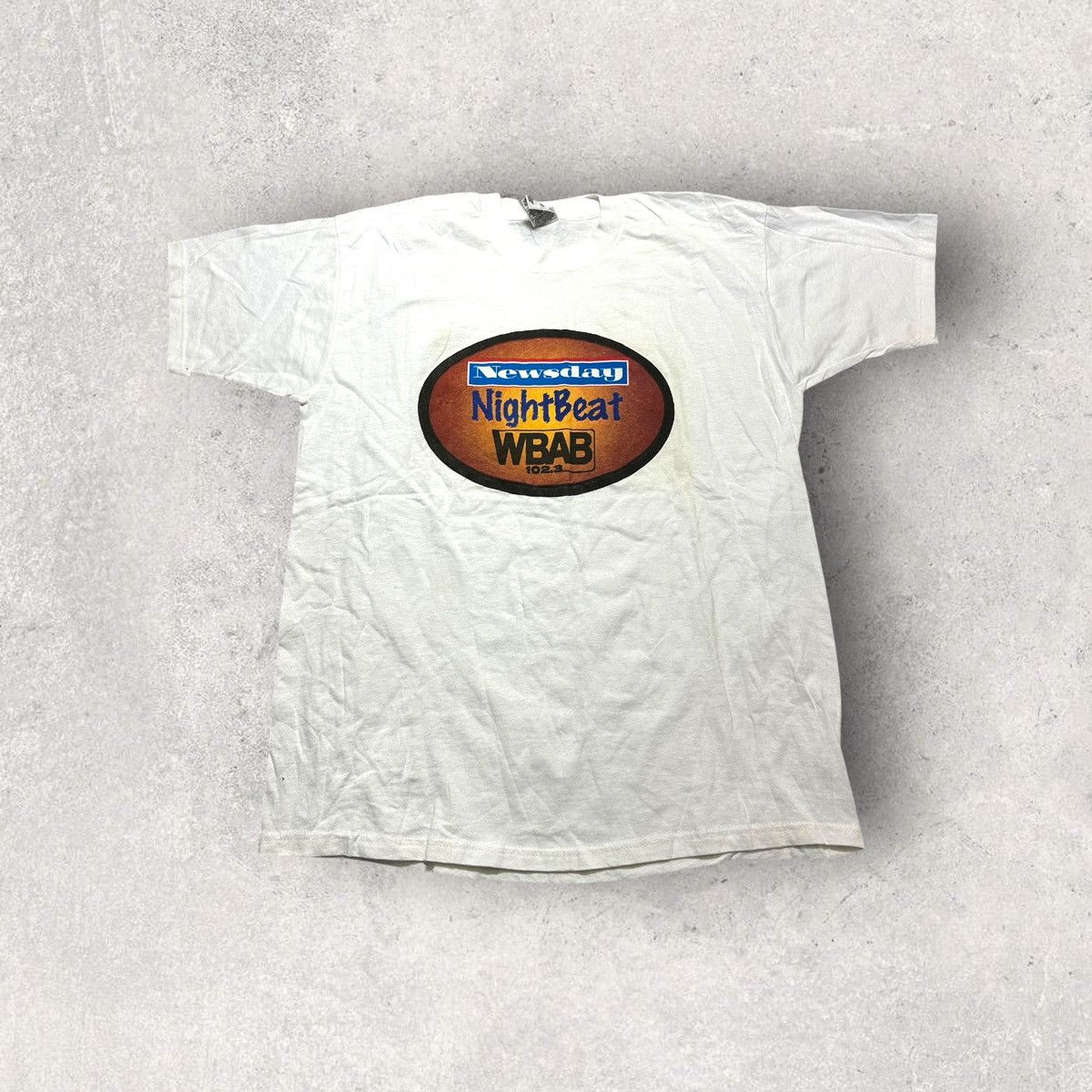 Fruit Of The Loom × Vintage Vintage WBAB Night Beat tee Size US XL / EU 56 / 4 - 1 Thumbnail