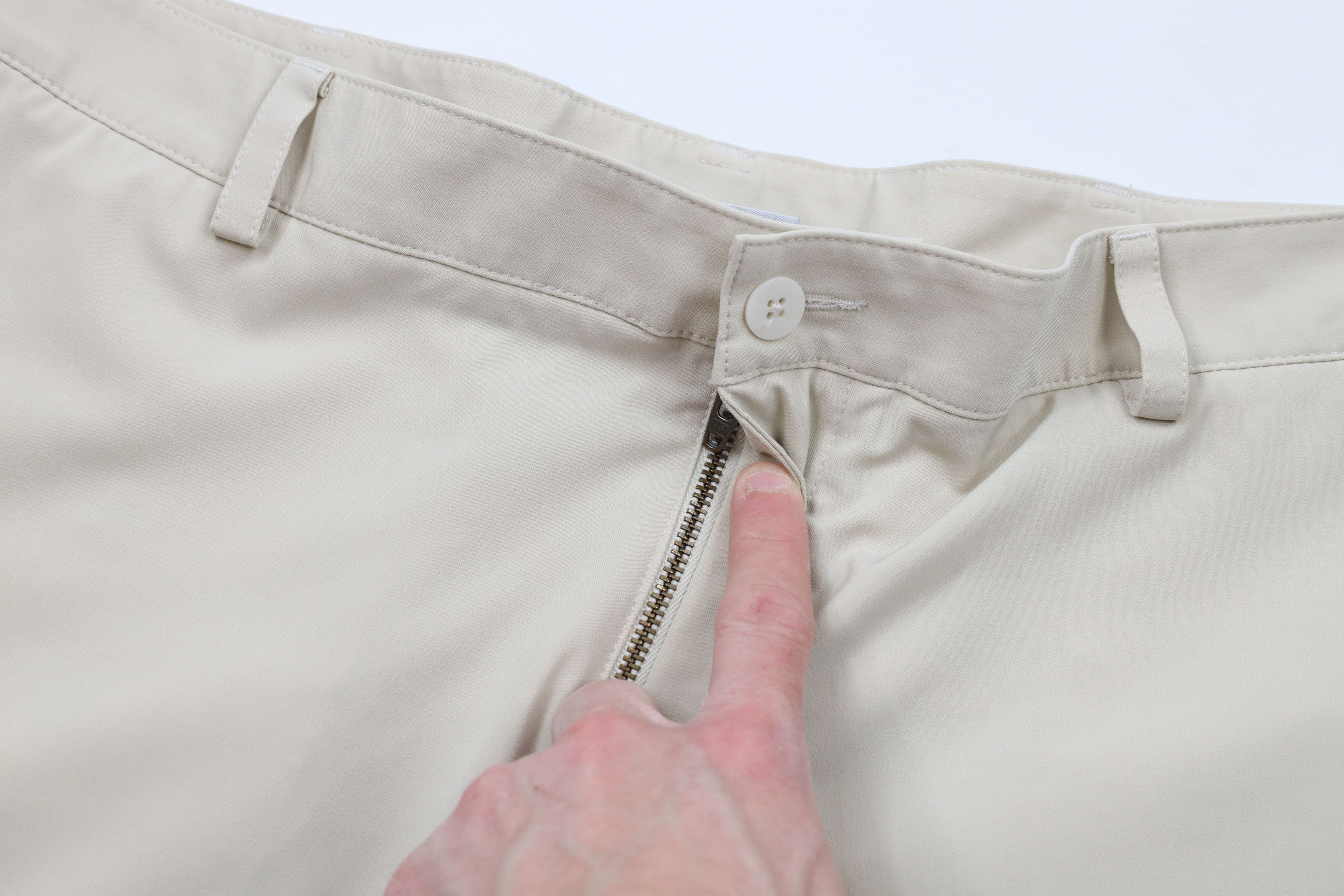 Nike × Vintage Vintage Nike Golf Mini Swoosh Tech Flat Front Chino Shorts Size US 38 / EU 54 - 6 Thumbnail