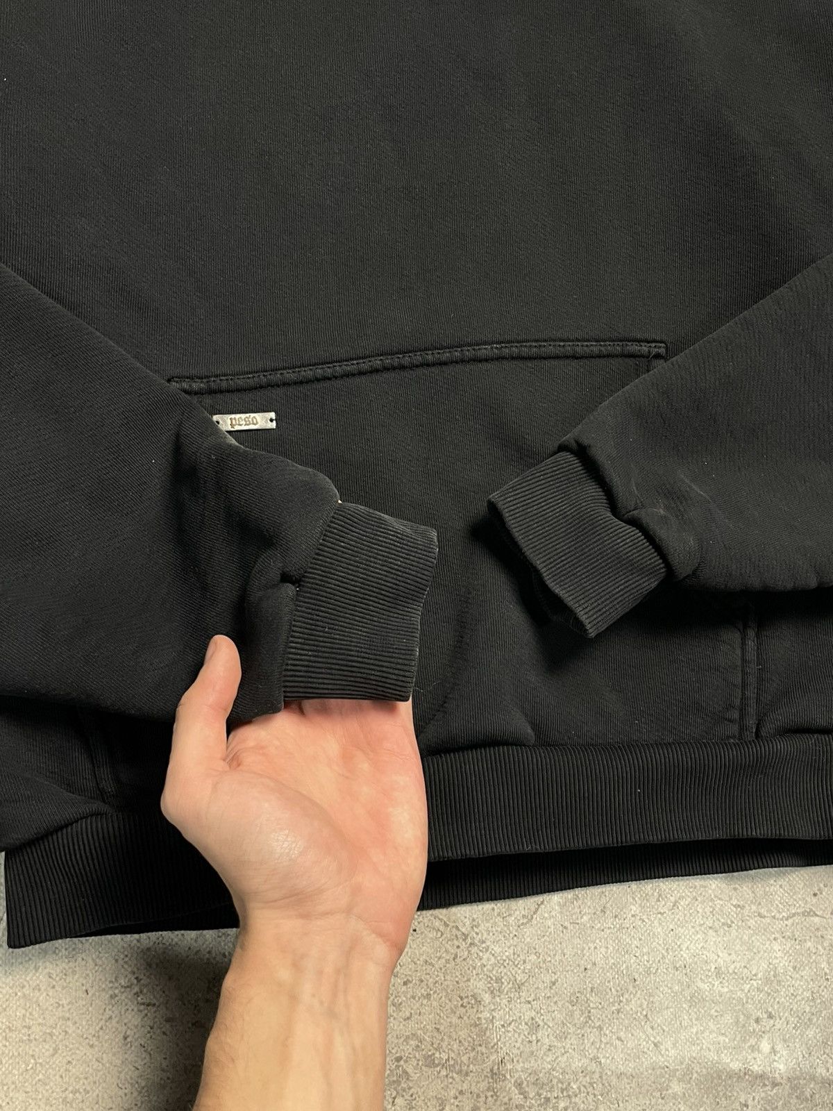 Peso Peso Heavyweight Oversized Black Hoodie Size US L / EU 52-54 / 3 - 5 Thumbnail