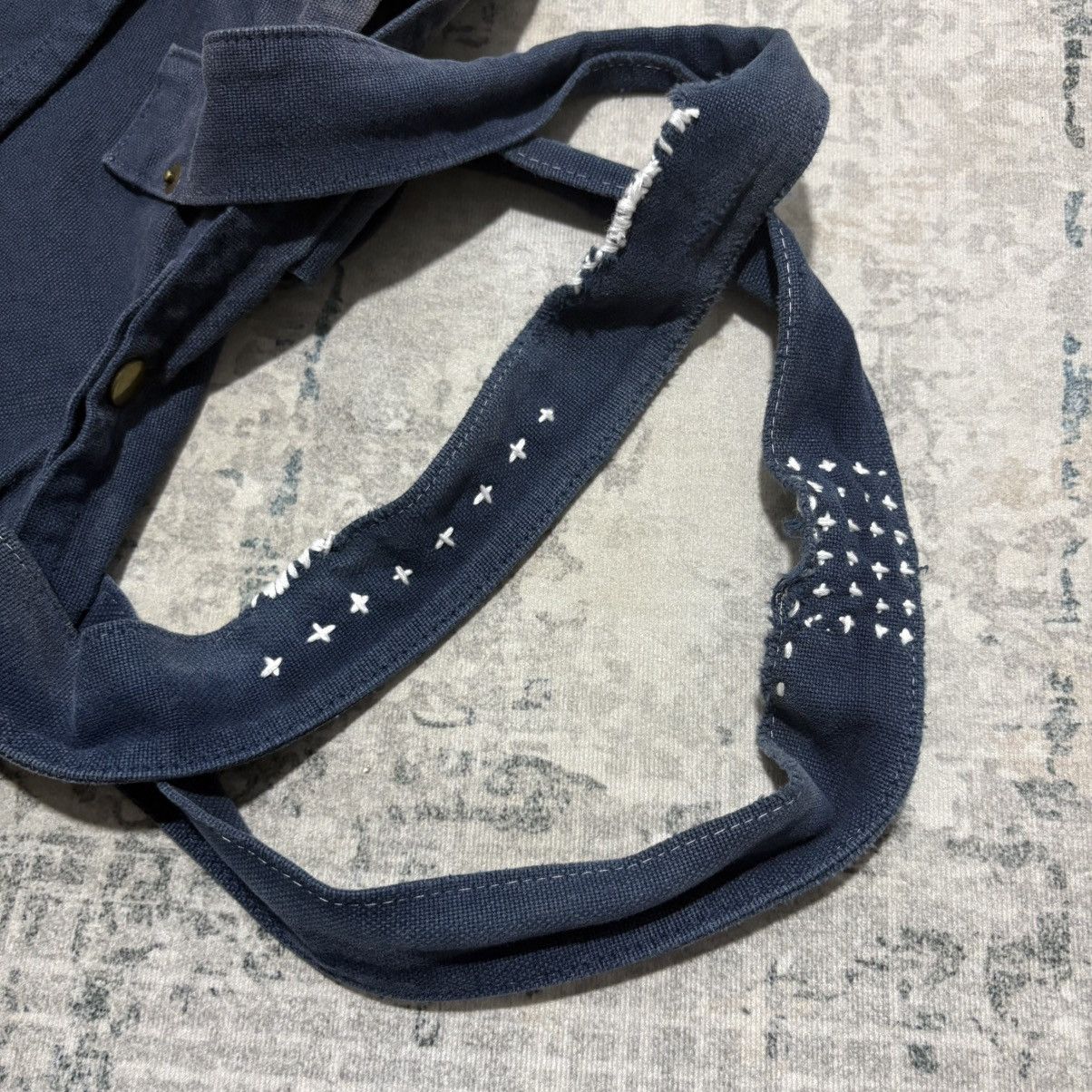 Other Vintage VDLC Japan handmade distressed sashiko tote bag Size ONE SIZE - 7 Thumbnail