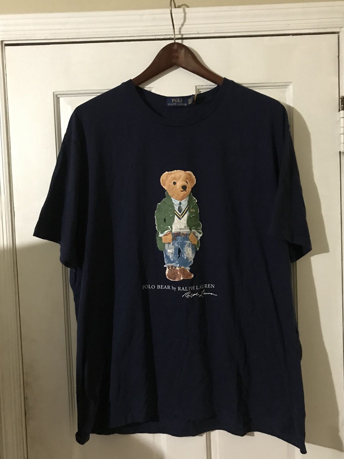Polo Ralph Lauren Polo Ralph Lauren Navy Polo Bear Size 2XB Size US XXL / EU 58 / 5 - 2 Thumbnail