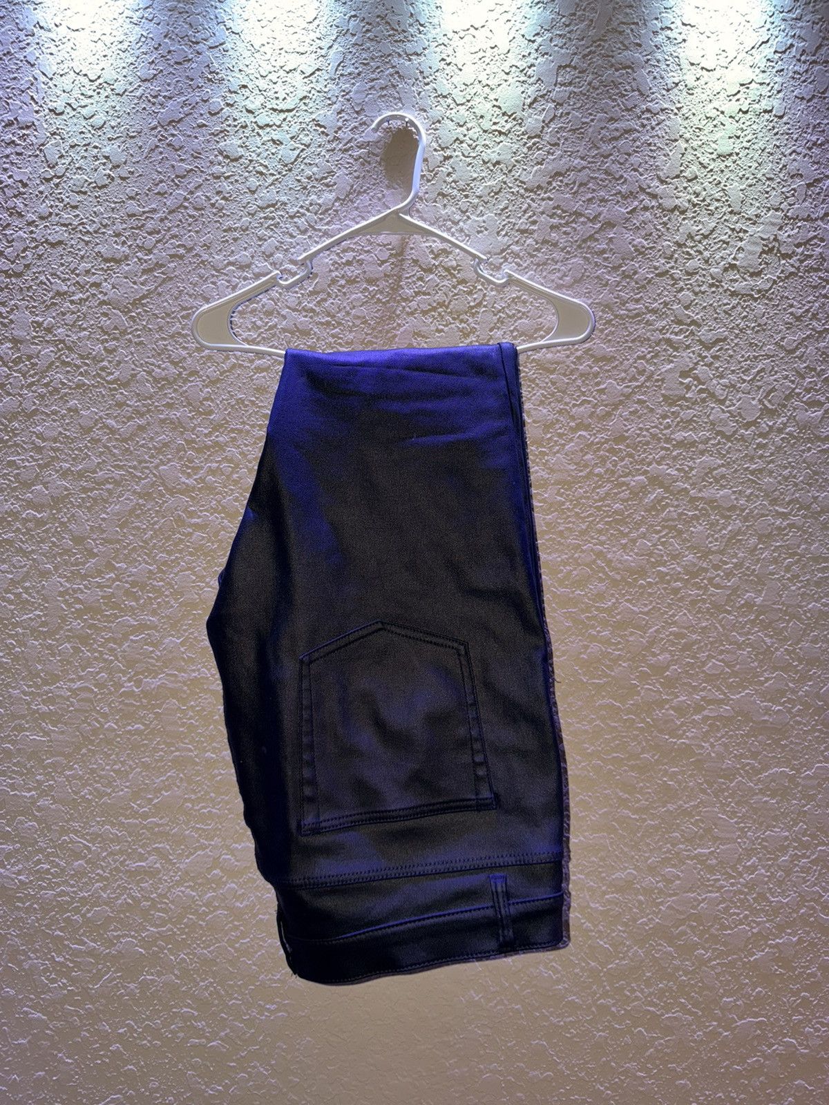 LOSTSHDWS LEATHER BLACK ON BLACK JEANS Size US 40 / EU 56 - 1 Thumbnail