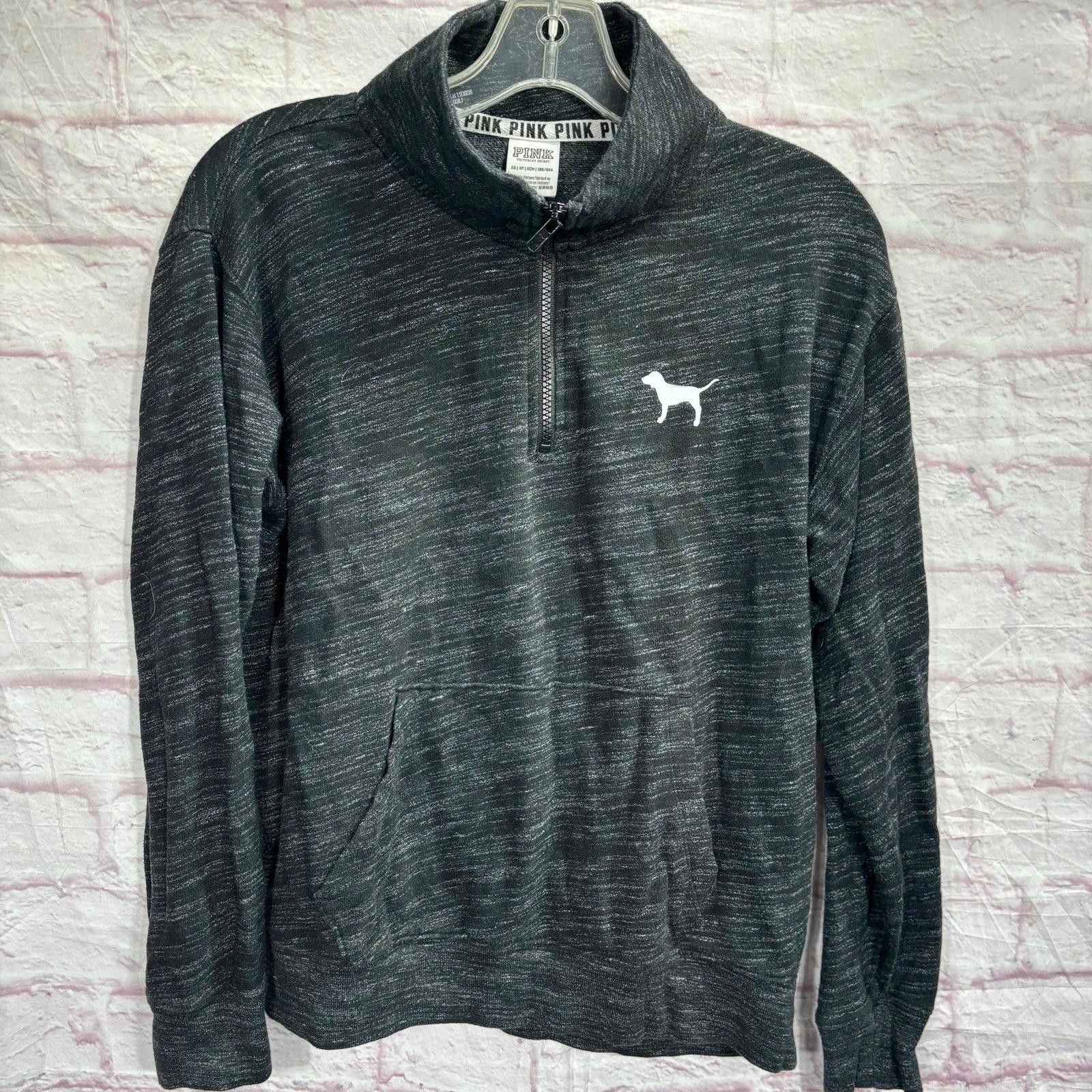Pink PINK XS Women’s 1/4 Zip Pullover Size ONE SIZE - 1 Thumbnail