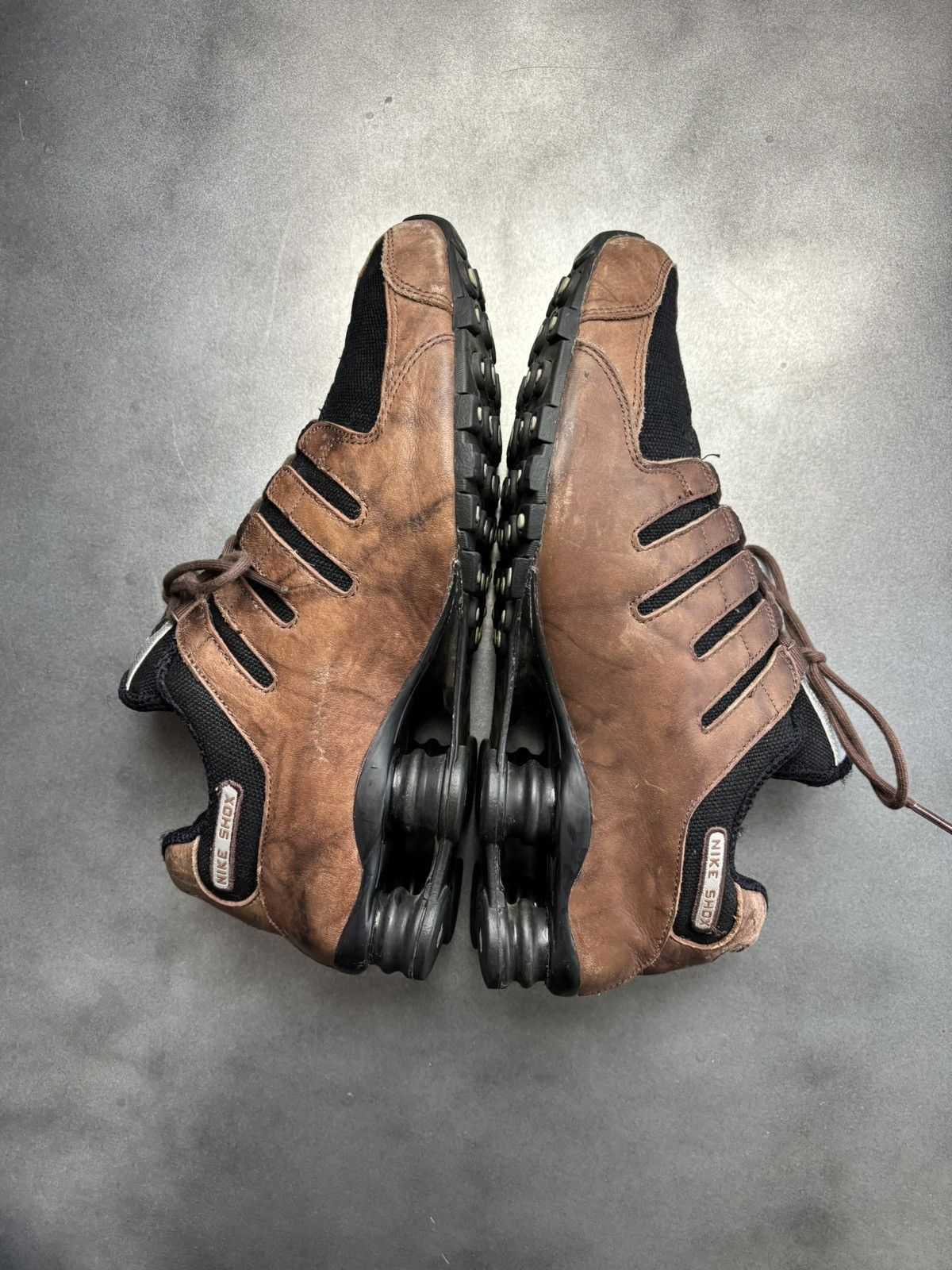 Nike × Vintage 2006 Nike Shox NZ Leather 309433-201 2000s Vintage EU Mens Size US 11 / EU 44 - 13 Thumbnail