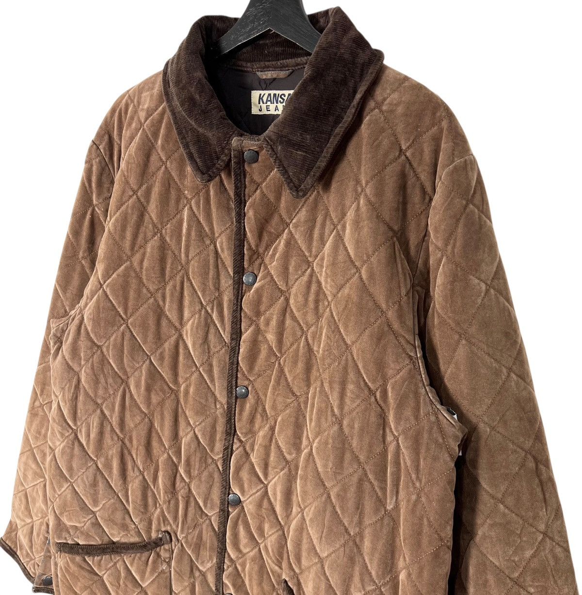 Designer × Japanese Brand × Kansai Yamamoto Kansai Keans Kansai Yamamoto Velvet Quilted Button Up Jacket Size US L / EU 52-54 / 3 - 2 Thumbnail