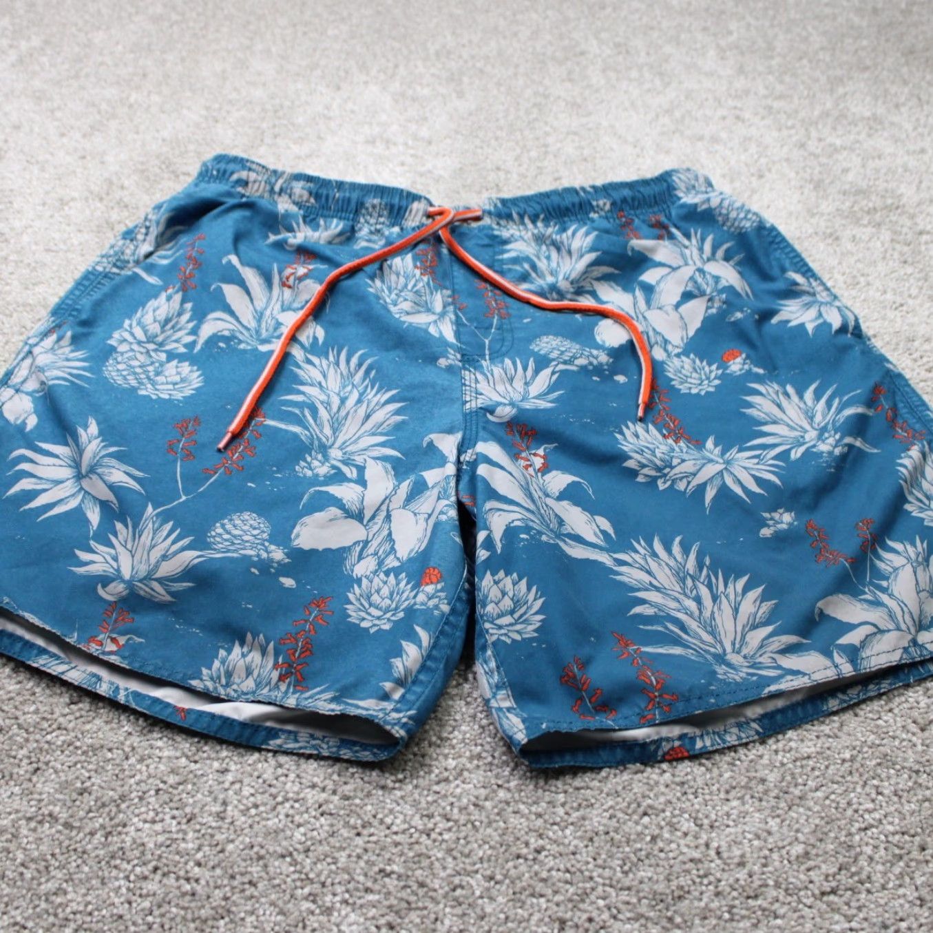 Quiksilver Quiksilver Waterman Boardshorts Mens 32 Blue 100% Polyester Swim Trunks 9" Inseam Board Shorts Beach Surfing Style Mens Size US 32 / EU 48 - 2 Thumbnail