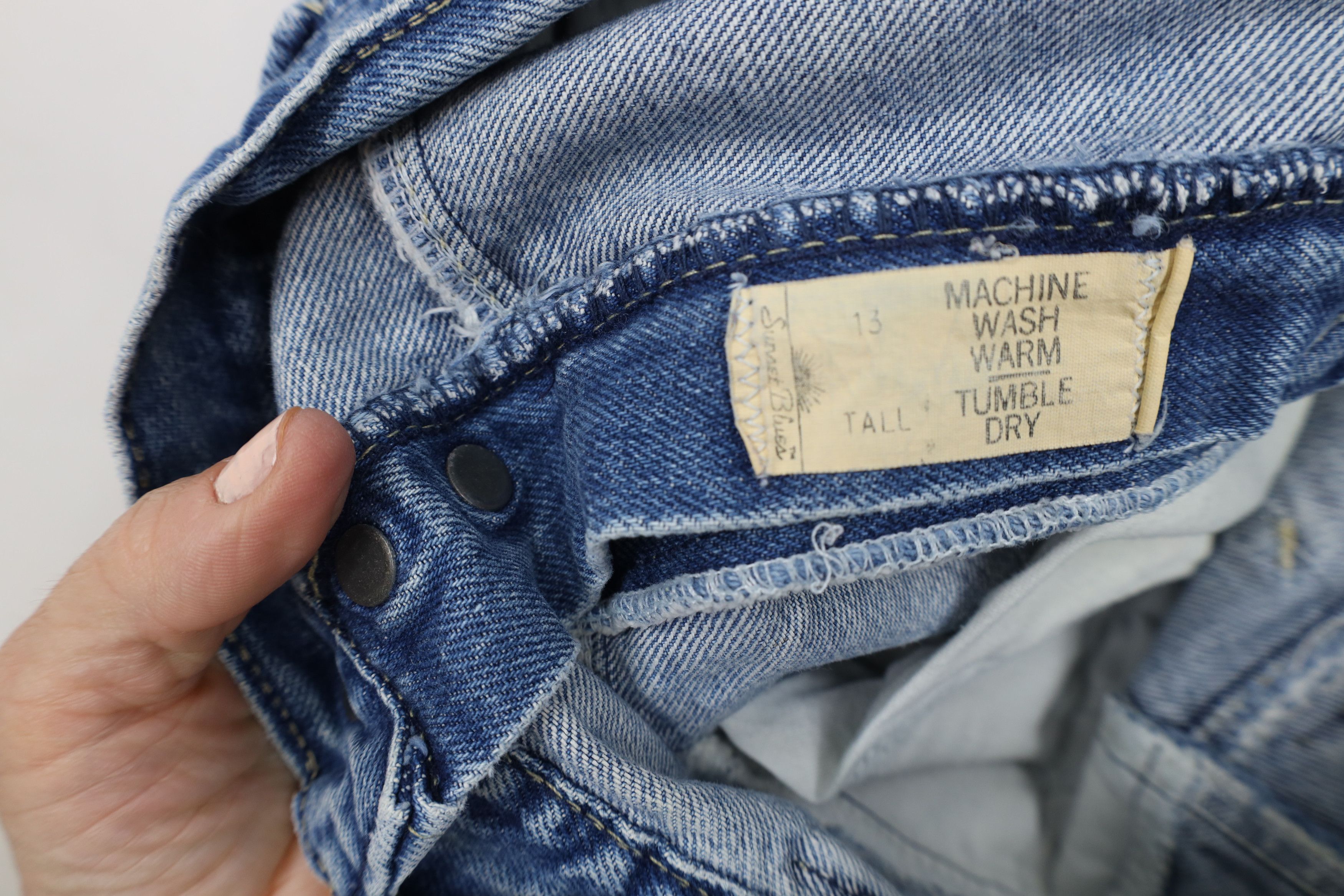 Vintage Vintage 90s Streetwear Tapered Leg Denim Jeans USA Size 34" / US 12 / IT 48 - 8 Thumbnail