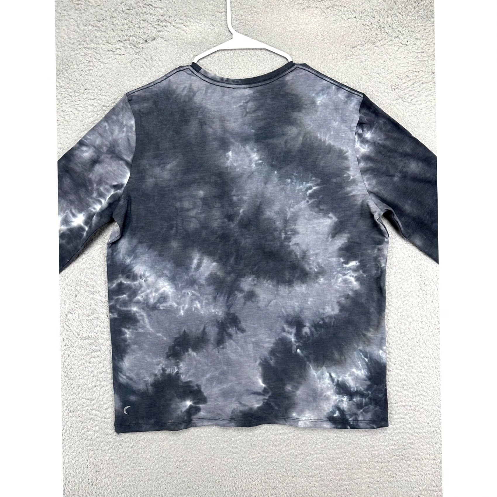Vintage Zyia Active Mens XL Tie-Dye Crewneck Sweatshirt Pullover Long Sleeve Grey New with Tags Size US XL / EU 56 / 4 - 4 Thumbnail