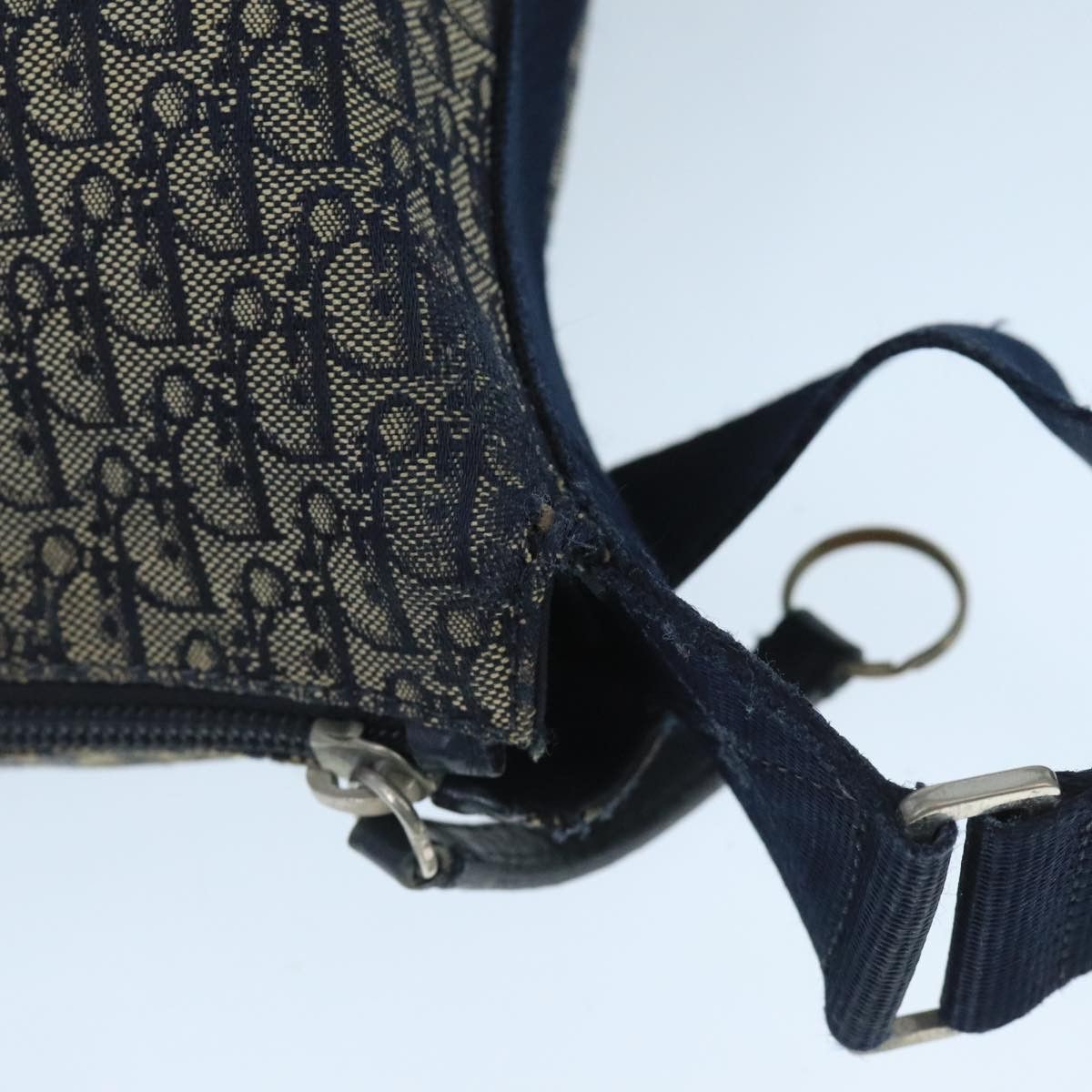 Dior DIOR Trotter Canvas Shoulder Bag Navy Size ONE SIZE - 9 Thumbnail