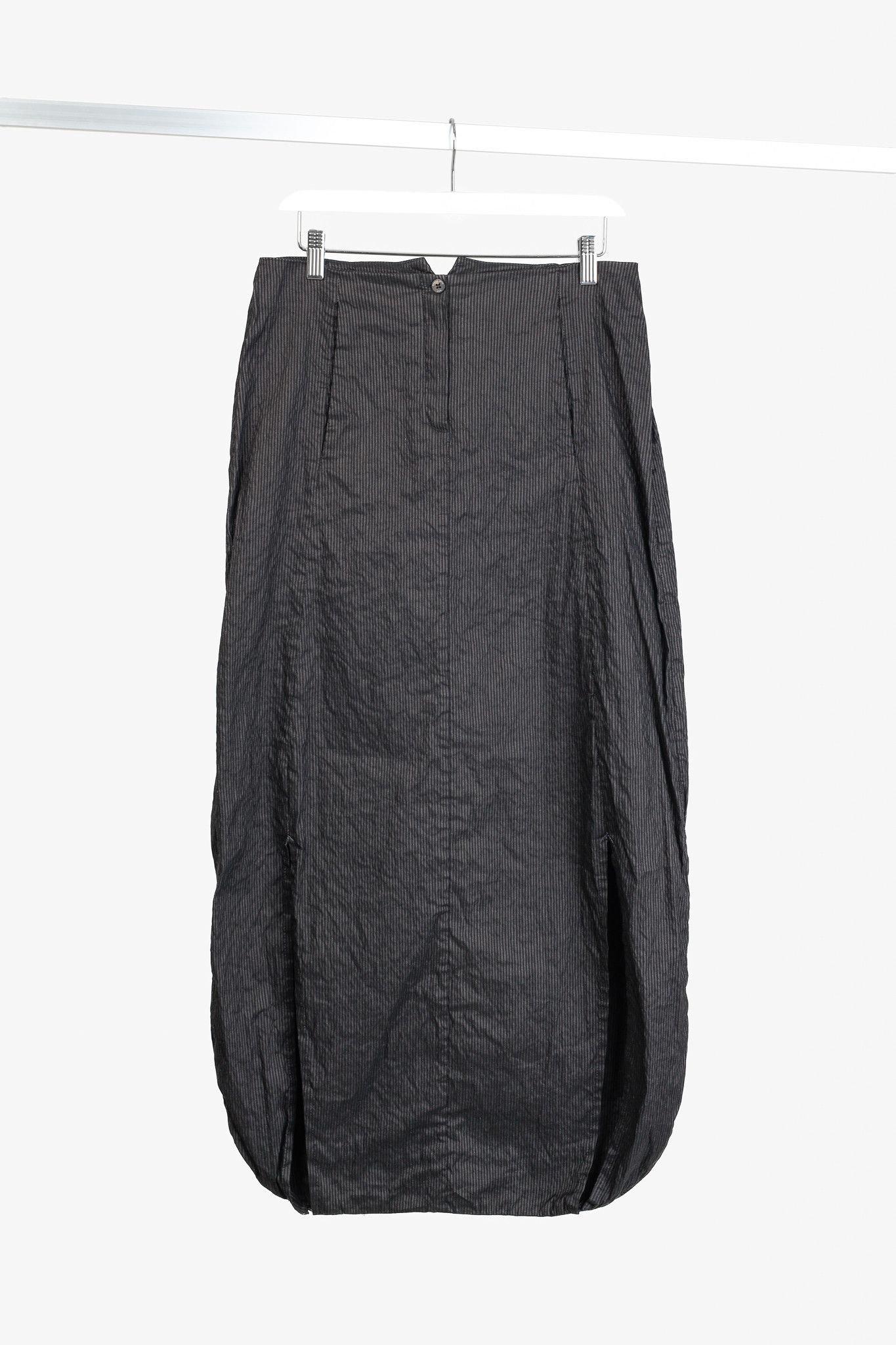Annette Gortz Annette Gortz Split Black Pinstripe Bubble-Hem Skirt-Pants Size 31" - 1 Thumbnail