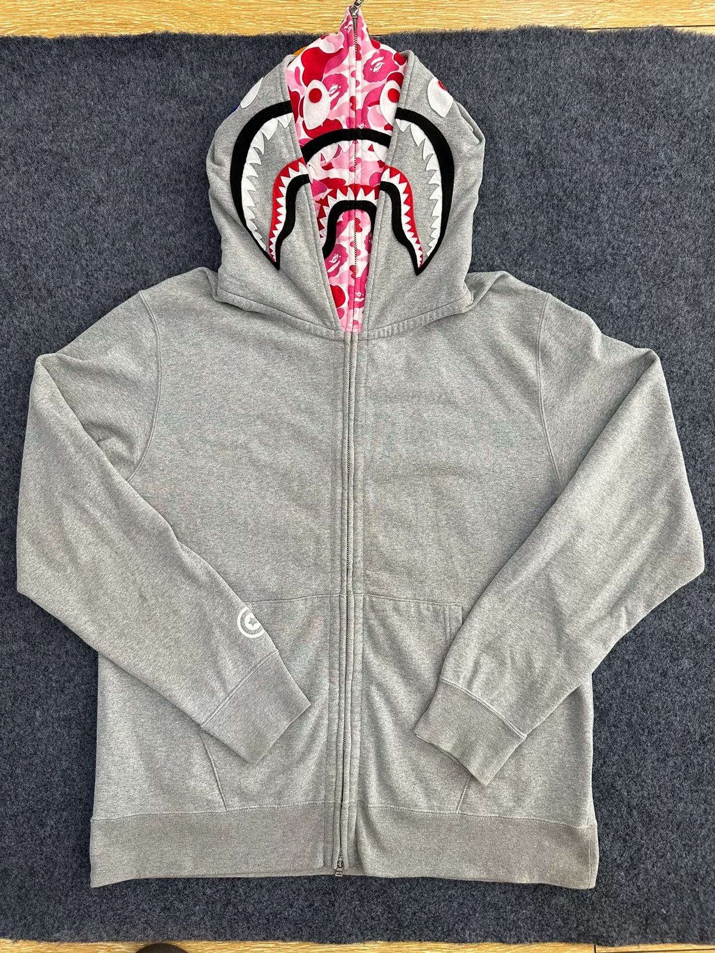 Bape Bape X Multi Shark Sweatshirt Pullover Size US XXL / EU 58 / 5 - 1 Thumbnail