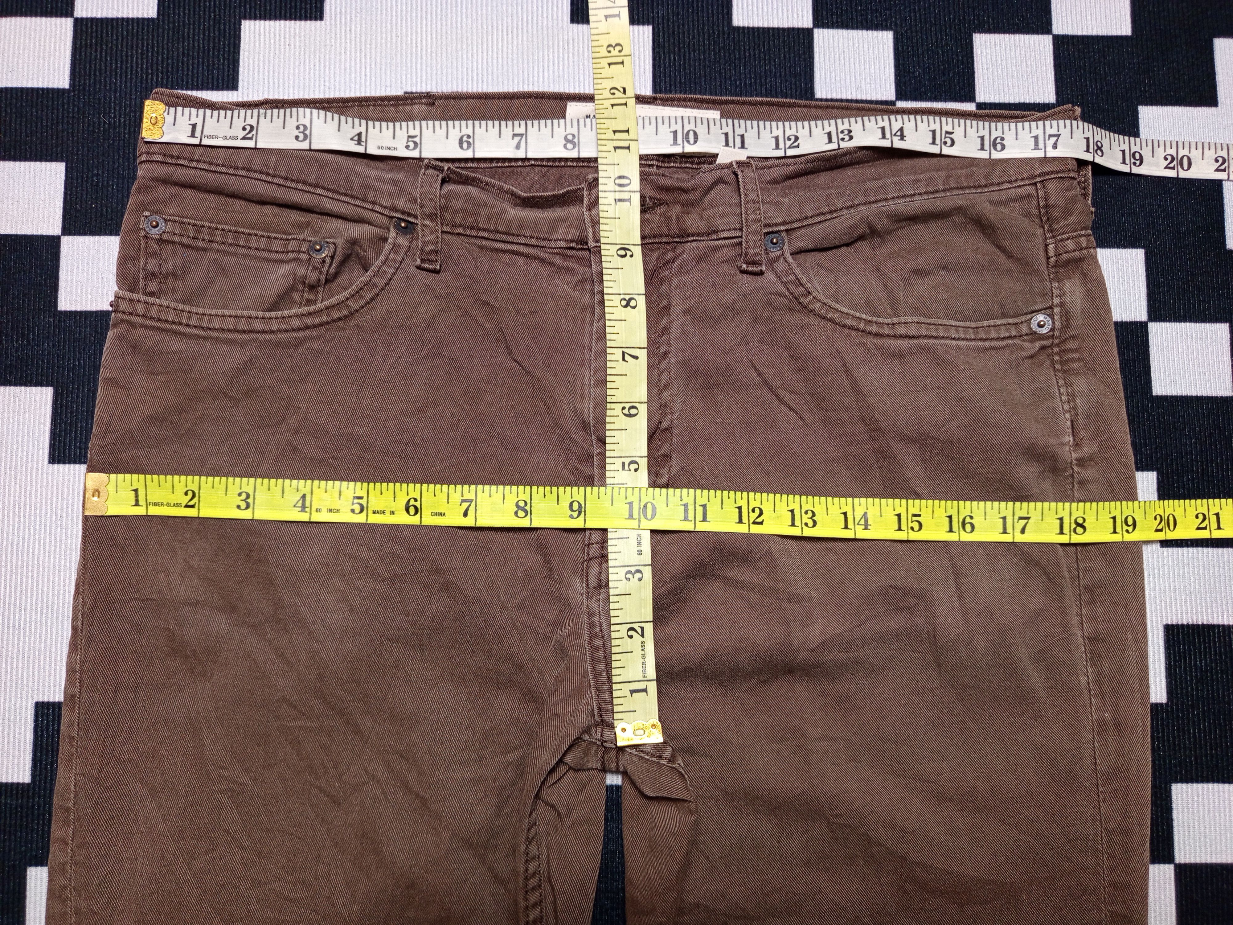 If Six Was Nine Vintage Marc Jacobs Luxury Brown Pants Jeans Size US 35 - 12 Thumbnail
