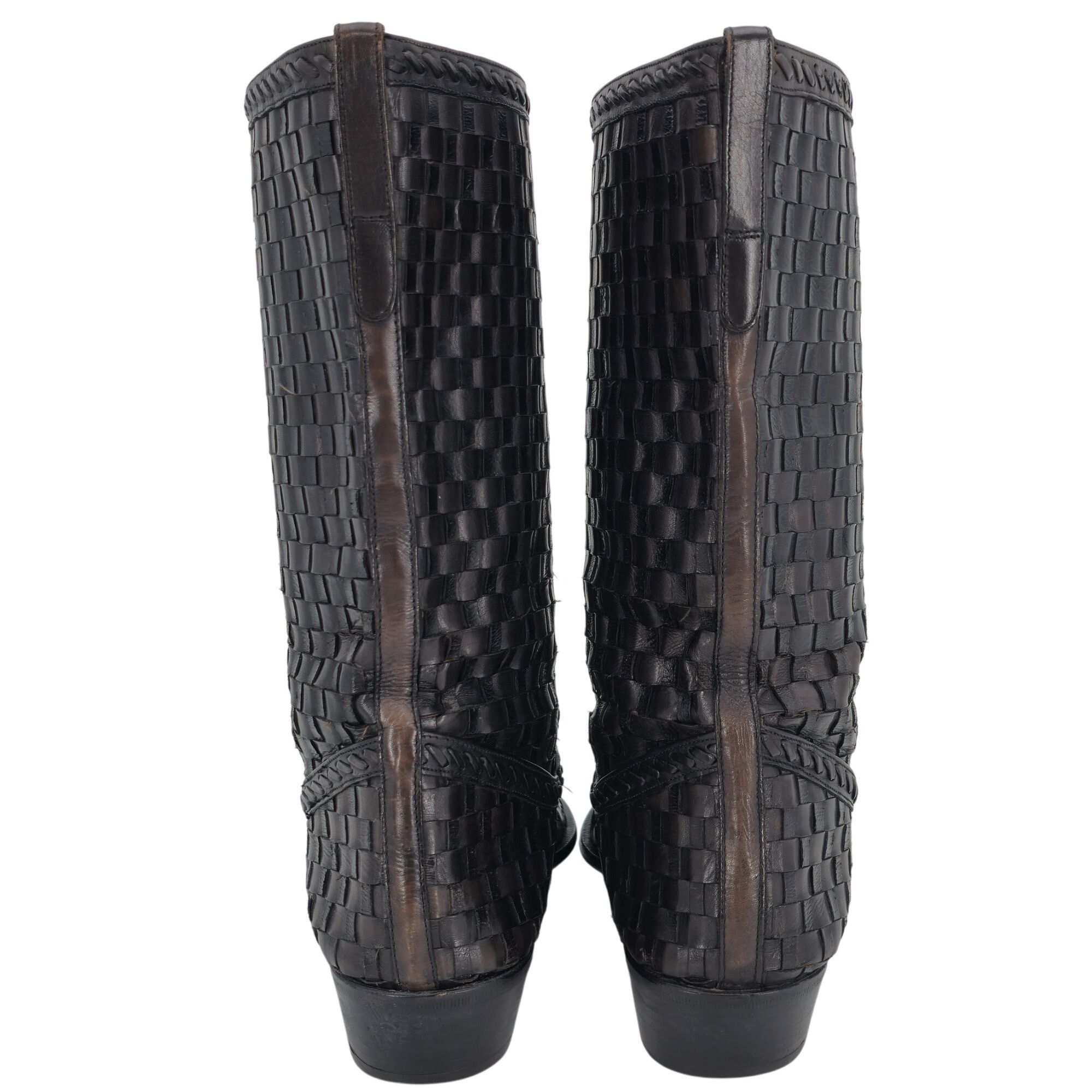 Bally Vintage Bally Italy Full Hand Woven Calfskin Boots Mens 8.5 Size US 8.5 / EU 41-42 - 10 Thumbnail