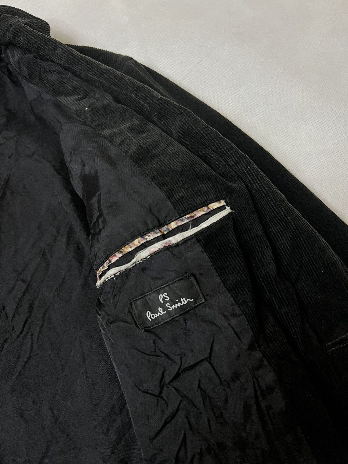 Designer × Paul Smith Paul Smith Black Corduroy Blazer Size 38R - 3 Thumbnail
