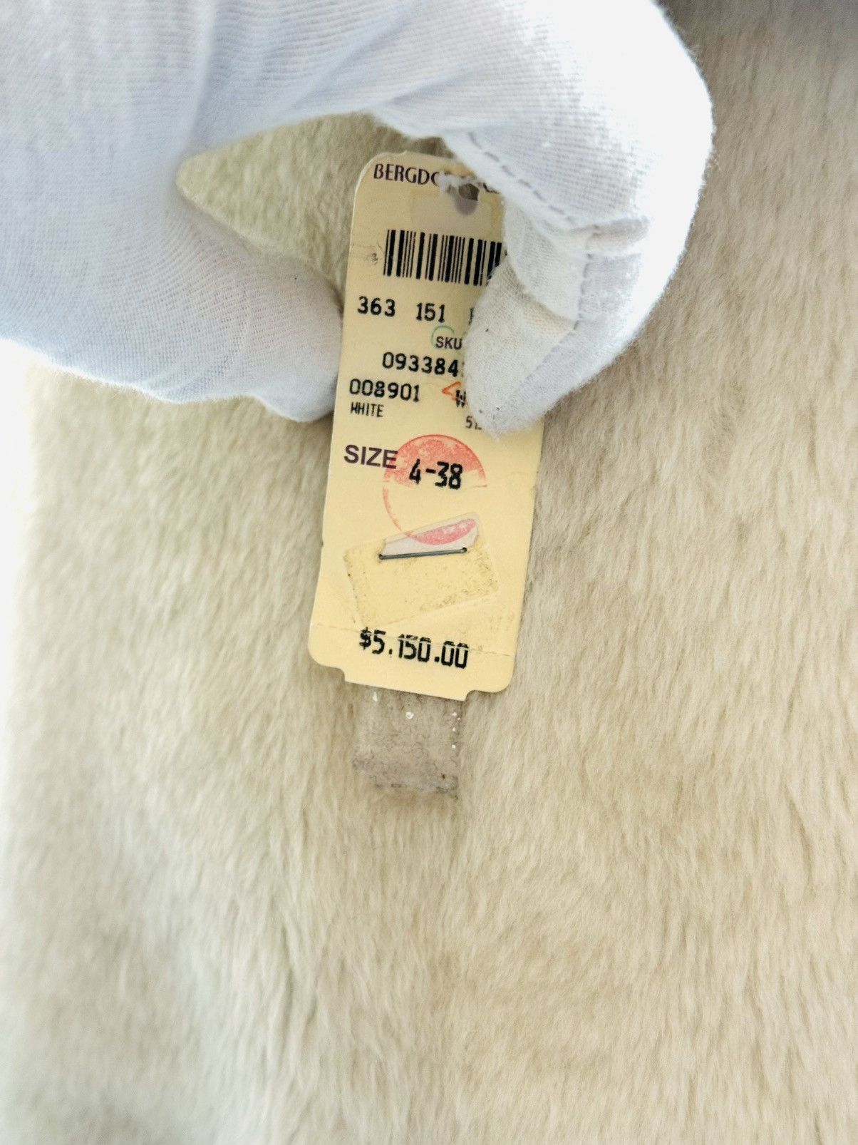 Fendi Fendi Fall by Karl 2015 white shearling mini dress sz 38 Size XS / US 0-2 / IT 36-38 - 11 Thumbnail