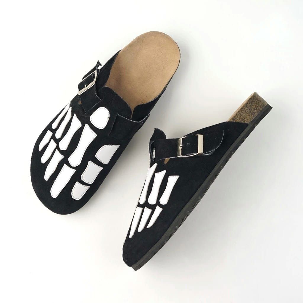 Genuine Leather Loxusdrip - Fresco Skull Clog Slips Size US 10 / EU 43 - 3 Thumbnail