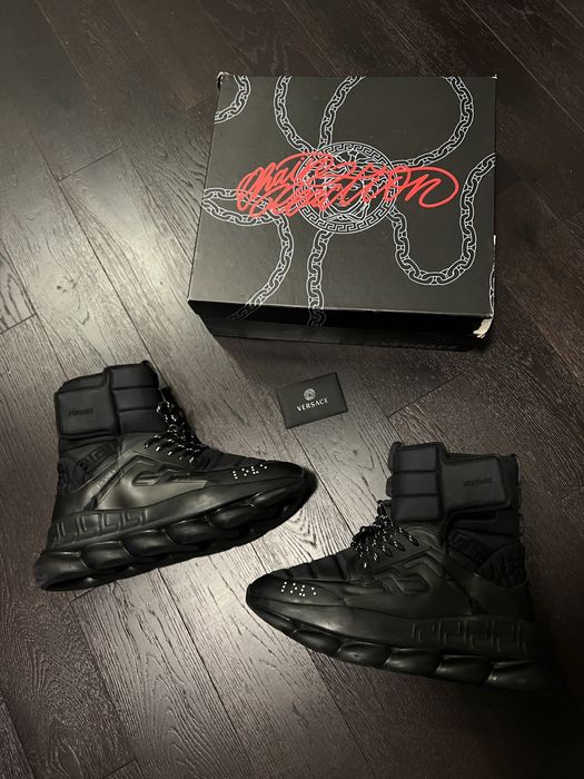 Versace chain hot sale reaction boot