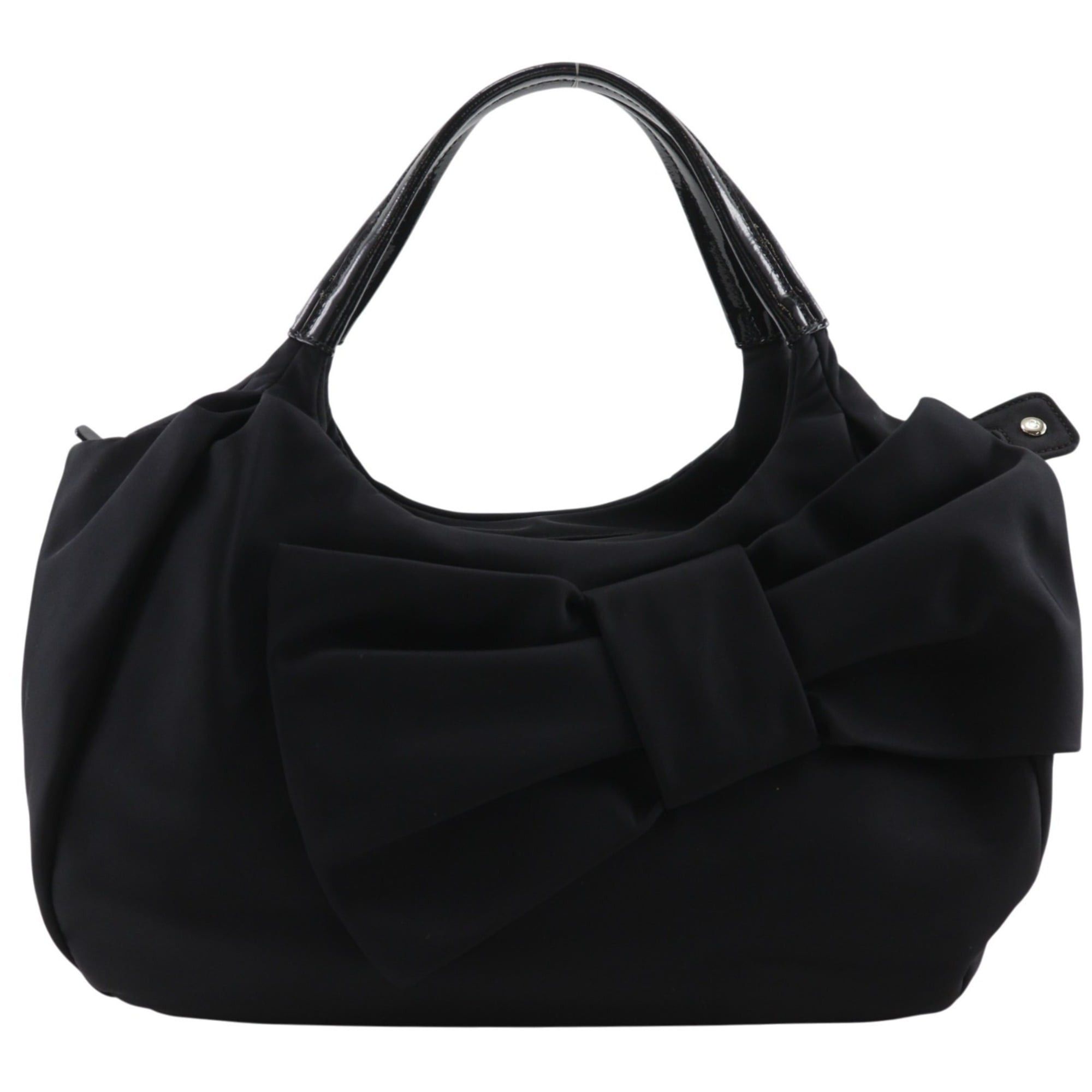 Kate Spade Kate Spade ribbon tote bag, nylon, black, A5 size, ribbon, women's. Size ONE SIZE - 1 Thumbnail