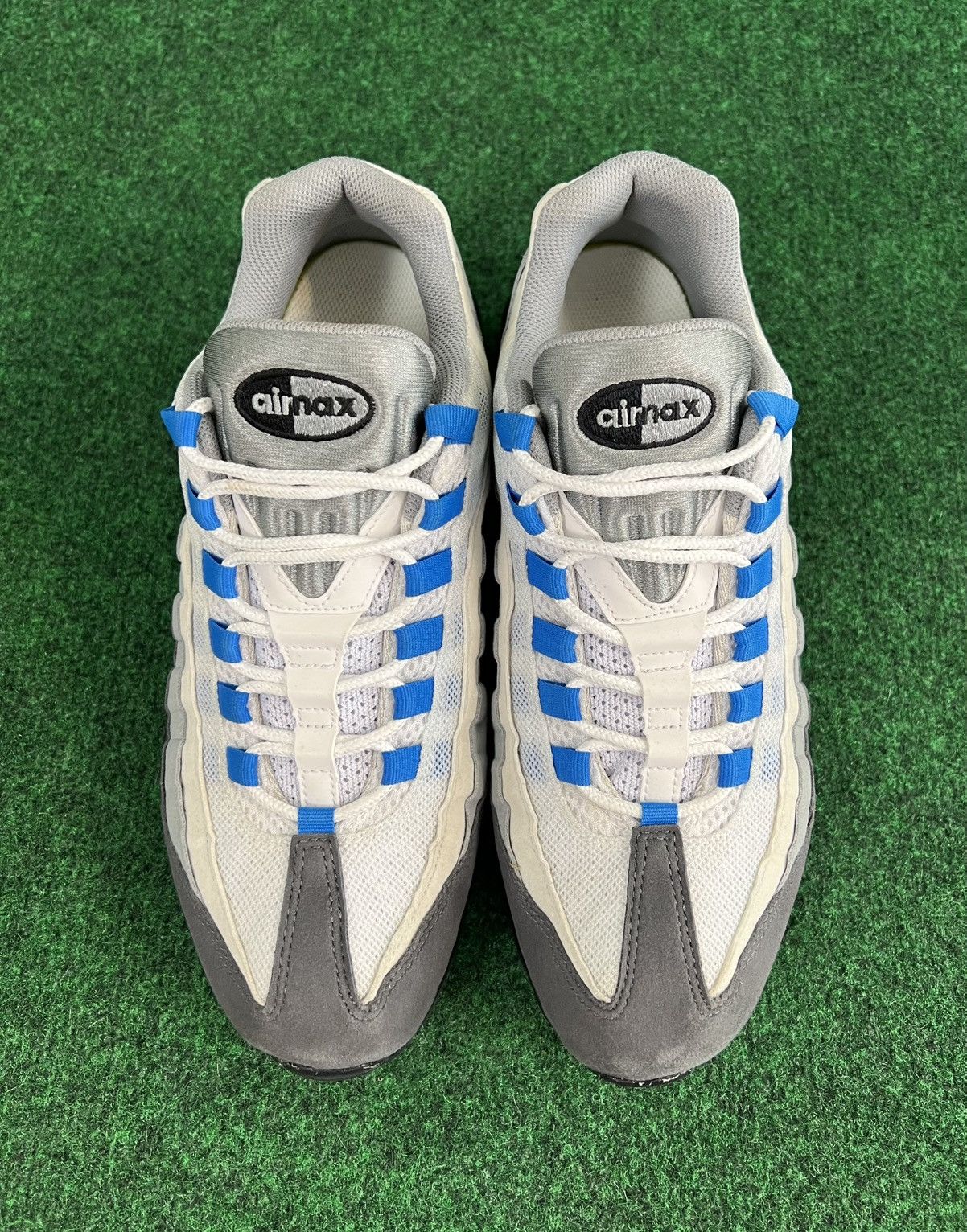 Nike Nike Air Max 95 Premium iD By You Design SZ 11 Blue Grey Size US 11 / EU 44 - 4 Thumbnail