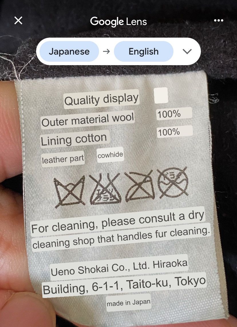 Ekam 1990s Rawlife by Ueno Shokai RIRI zipper leather Heavy coat Size US L / EU 52-54 / 3 - 18 Thumbnail