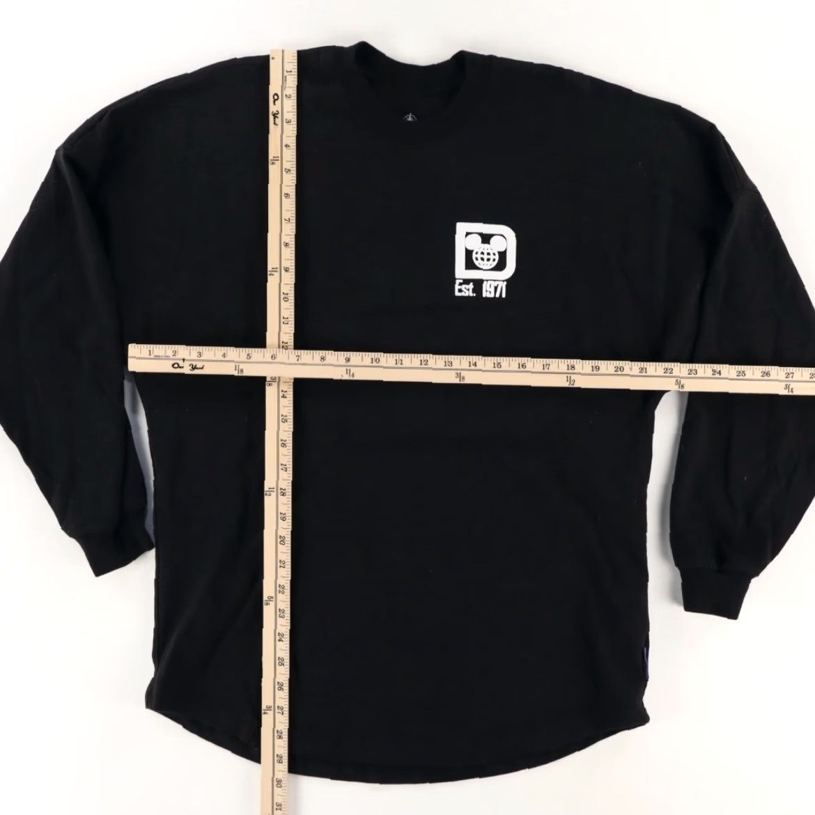 Disney Spirit Jersey x Disney World Solid Long Sleeve T-Shirt Black Women's M Shirt Women M Spirit Jersey x Disney World Solid Long Sleeve T-Shirt Black Size M / US 6-8 / IT 42-44 - 3 Thumbnail
