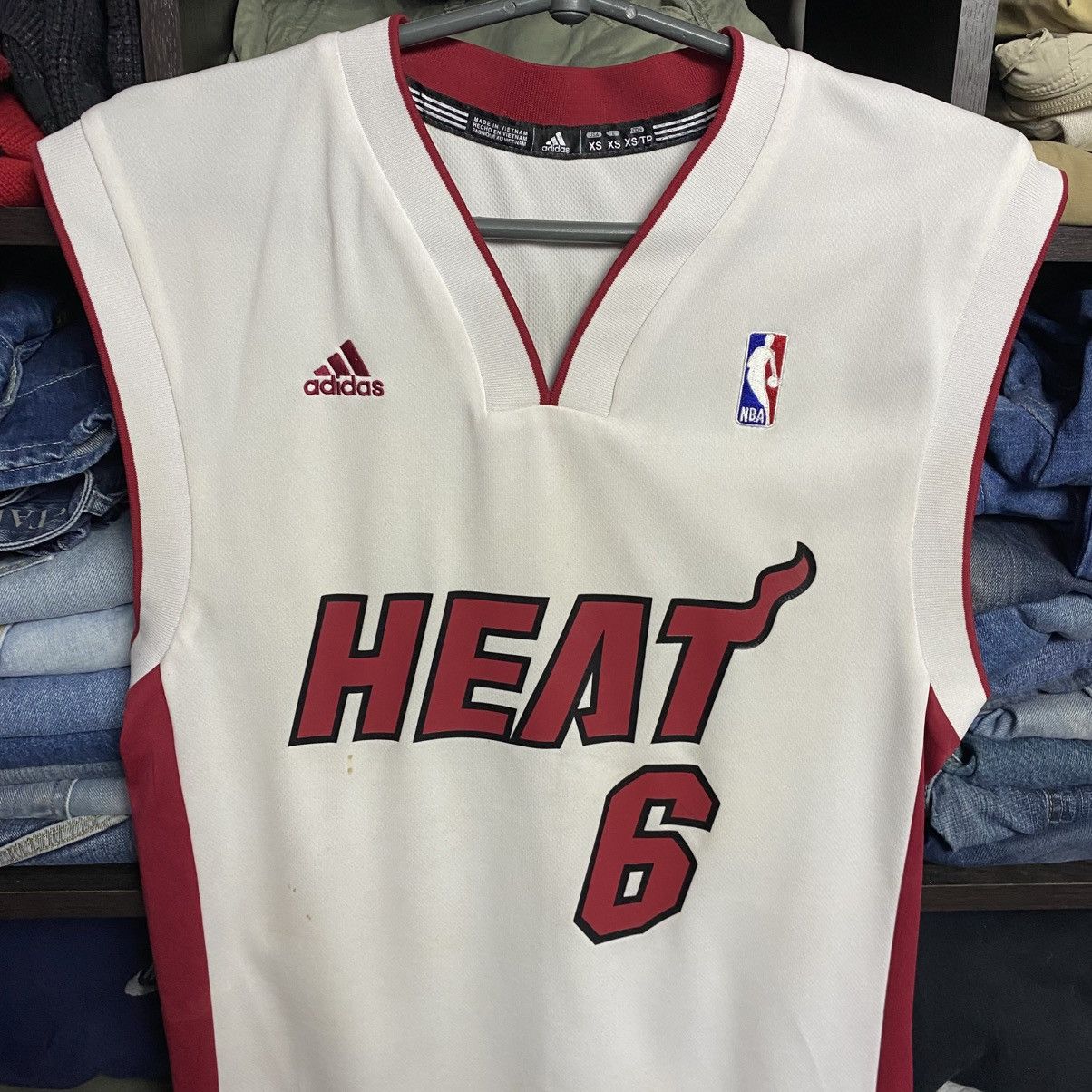 Adidas Vintage Adidas NBA Lebron James 6 player 2014 jersey Size US XS / EU 42 / 0 - 3 Thumbnail