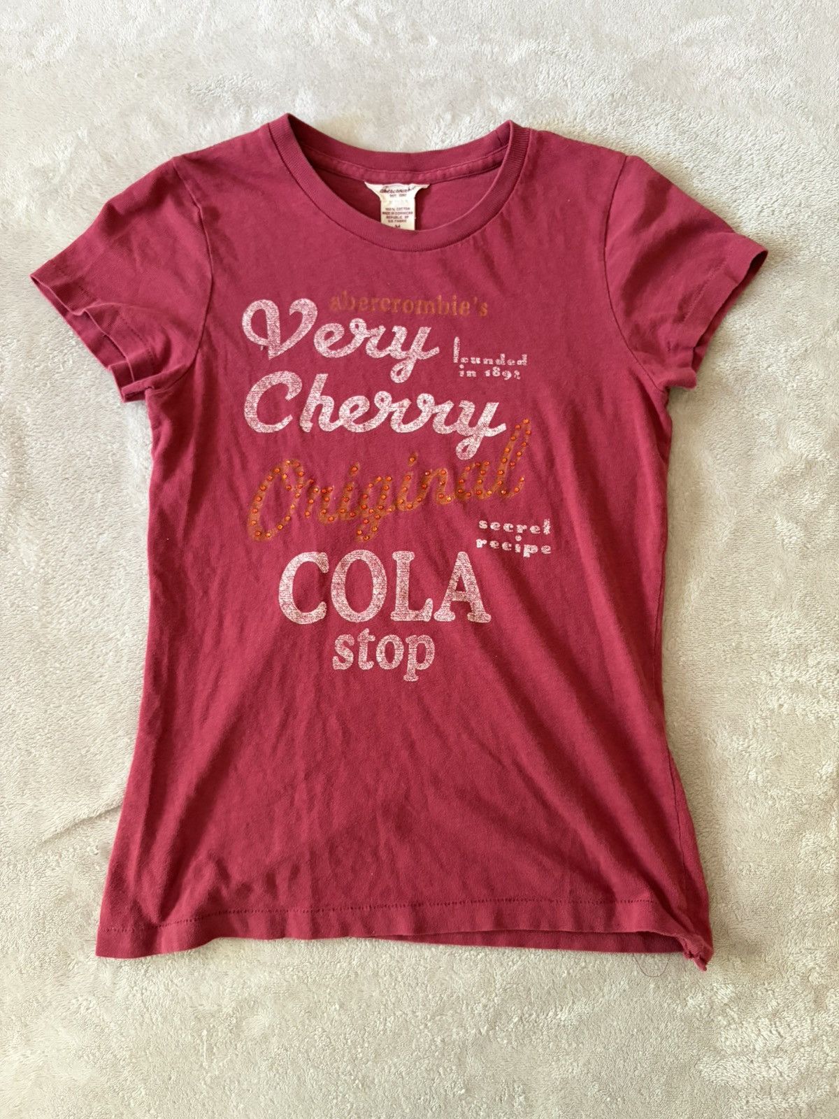 Abercrombie & Fitch “Wild Cherry Cola” graphic tee Size S / US 4 / IT 40 - 3 Thumbnail