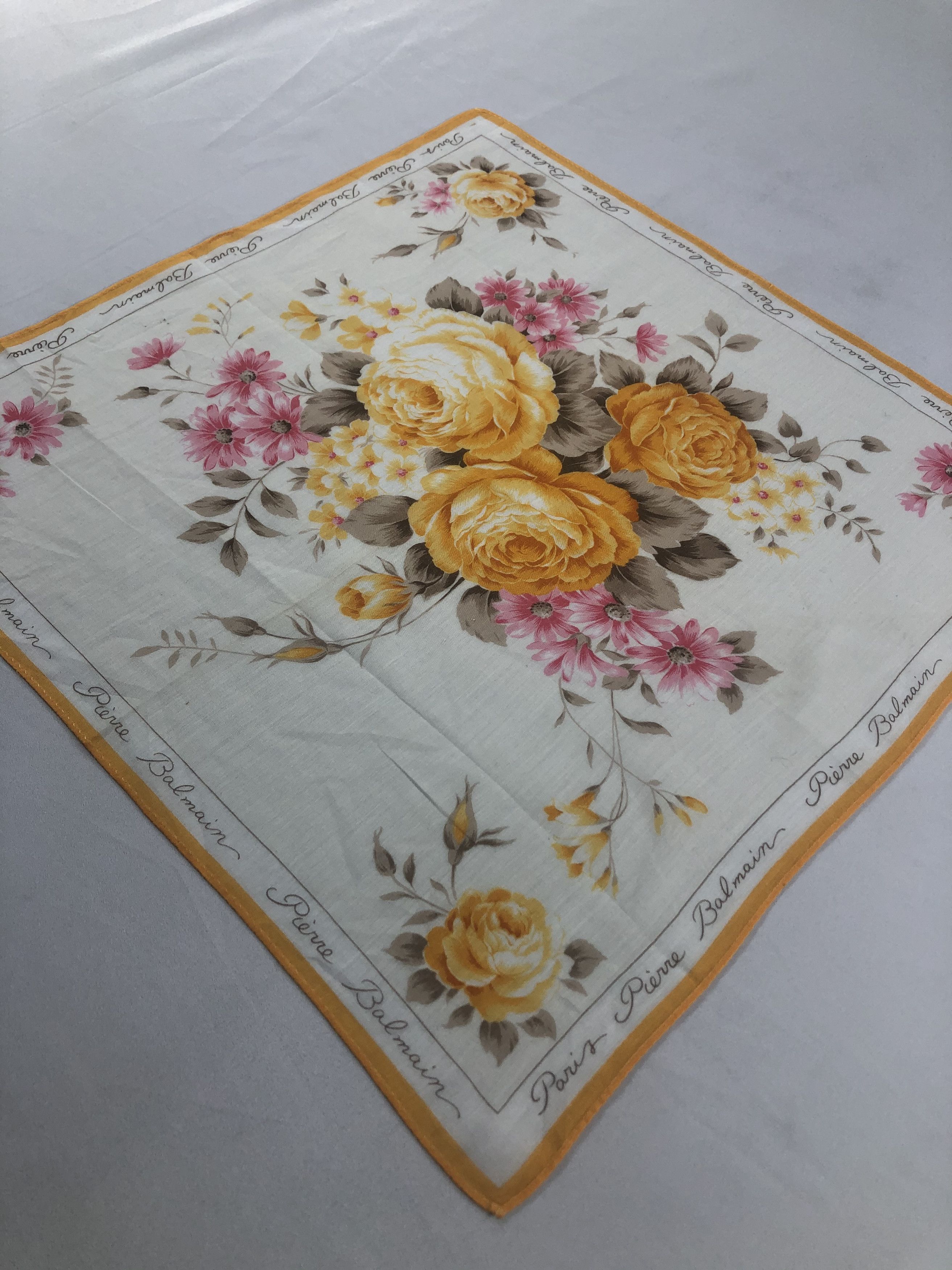 Pierre Balmain × Vintage Vintage Pierre Balmain Handkerchief / Bandana / Neckerchief Size ONE SIZE - 4 Thumbnail