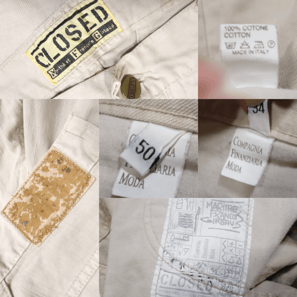 CLOSED × Marithe + Francois Girbaud 90S Stone Wash Shorts Vintage Size US 34 / EU 50 - 5 Thumbnail