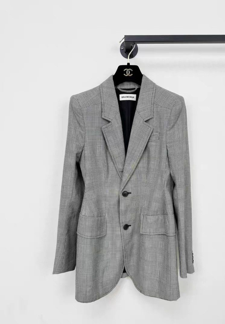 Balenciaga Balenciaga hourglass blazer Size S / US 4 / IT 40 - 1 Thumbnail