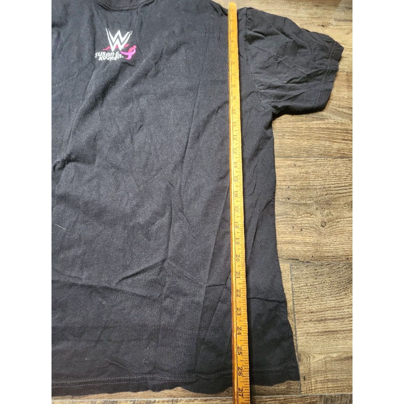 Vintage WWE Ultimate Warrior Unleash Your Warrior T Shirt XXL Black Wrestling Sports Graphic Print Breast Cancer Mens Size US XXL / EU 58 / 5 - 2 Thumbnail
