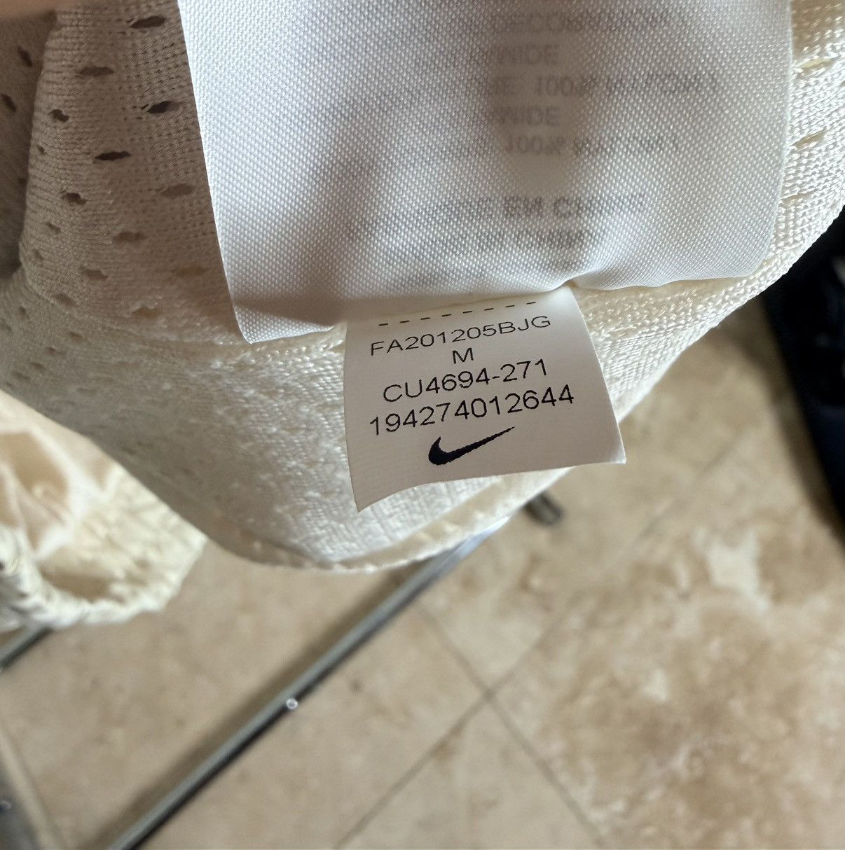 Fear of God × Nike Fear of God x Nike Beige Jacket Size US M / EU 48-50 / 2 - 7 Thumbnail
