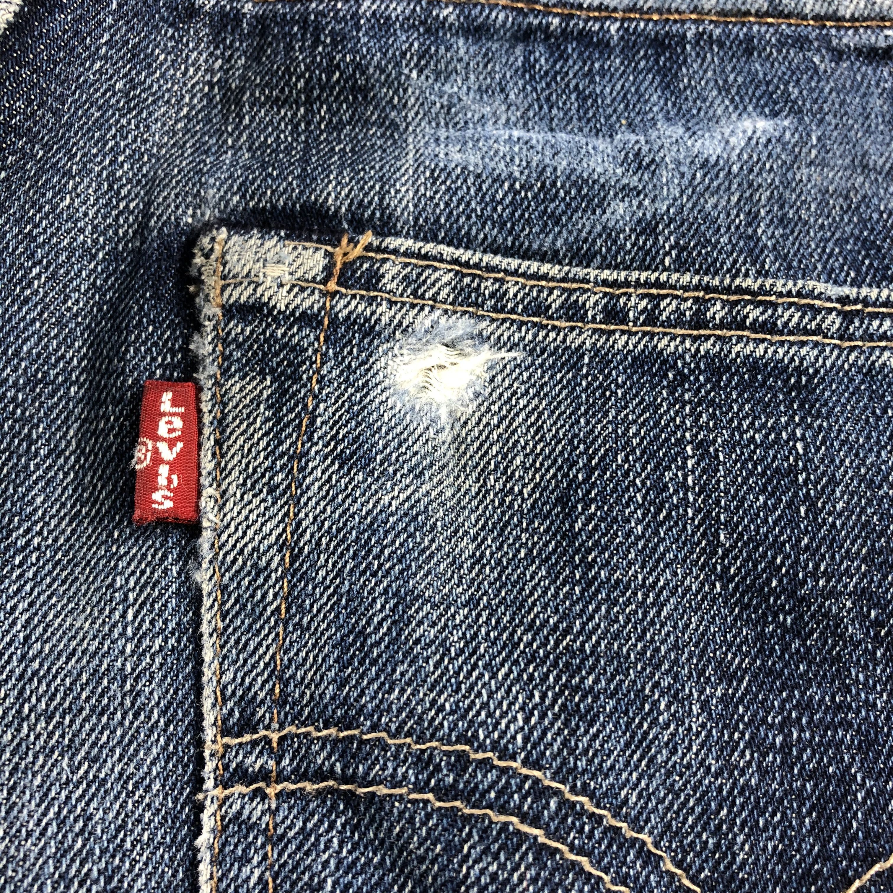 Levi's Vintage Blue Wash Levis 501 Jeans-JM2809 Size US 29 - 6 Thumbnail