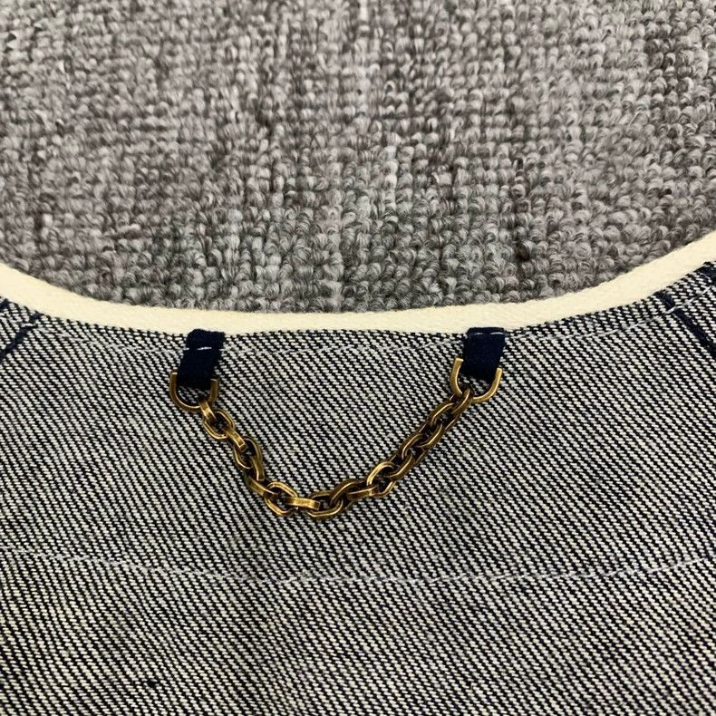 Louis Vuitton LOUIS VUITTON Dark blue wheat-ear denim short sleeve shirt Size US L / EU 52-54 / 3 - 8 Thumbnail