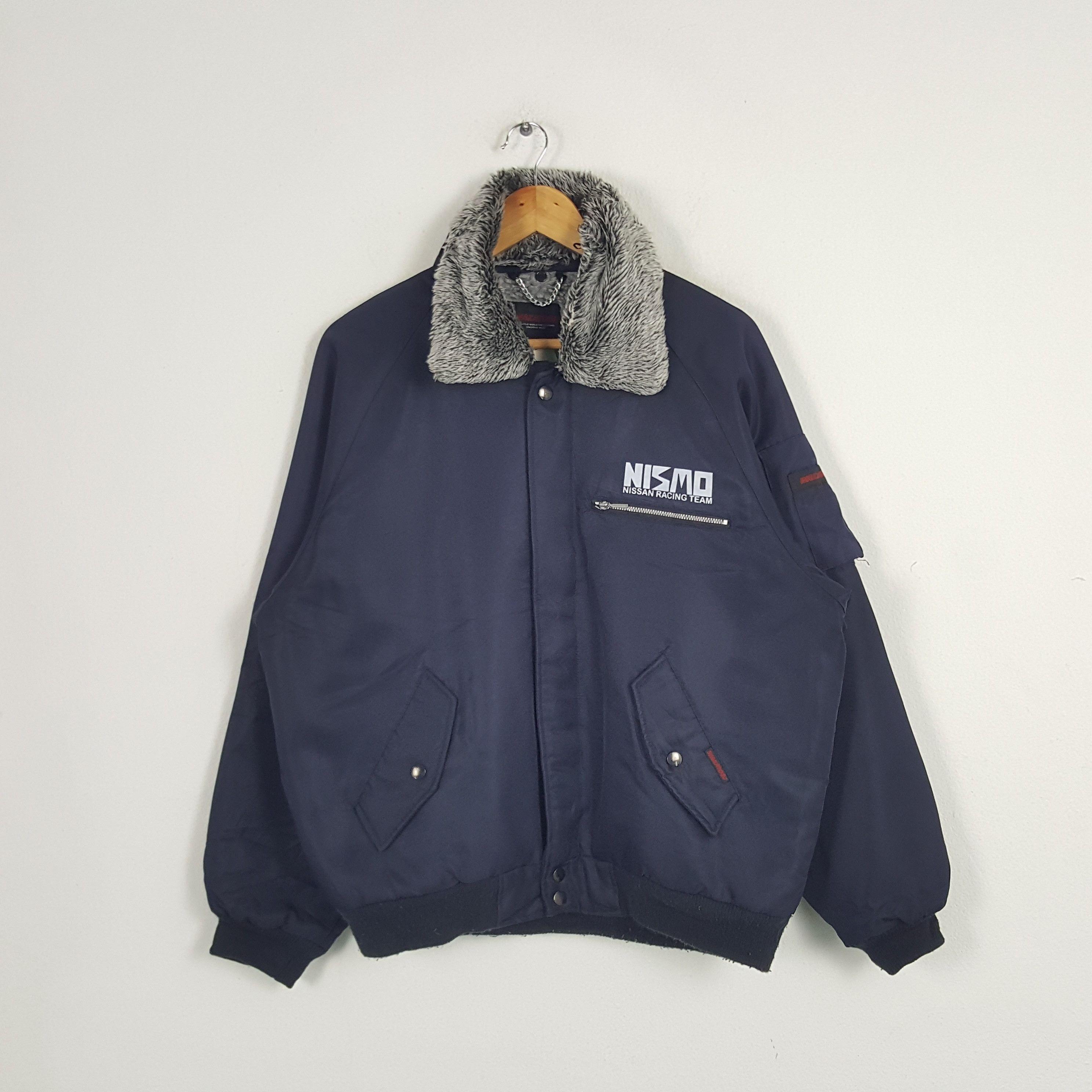 Japanese Brand × Vintage Vintage Nismo Nissan Japanese Racing Team Custom Art Jacket Size US XL / EU 56 / 4 - 3 Thumbnail