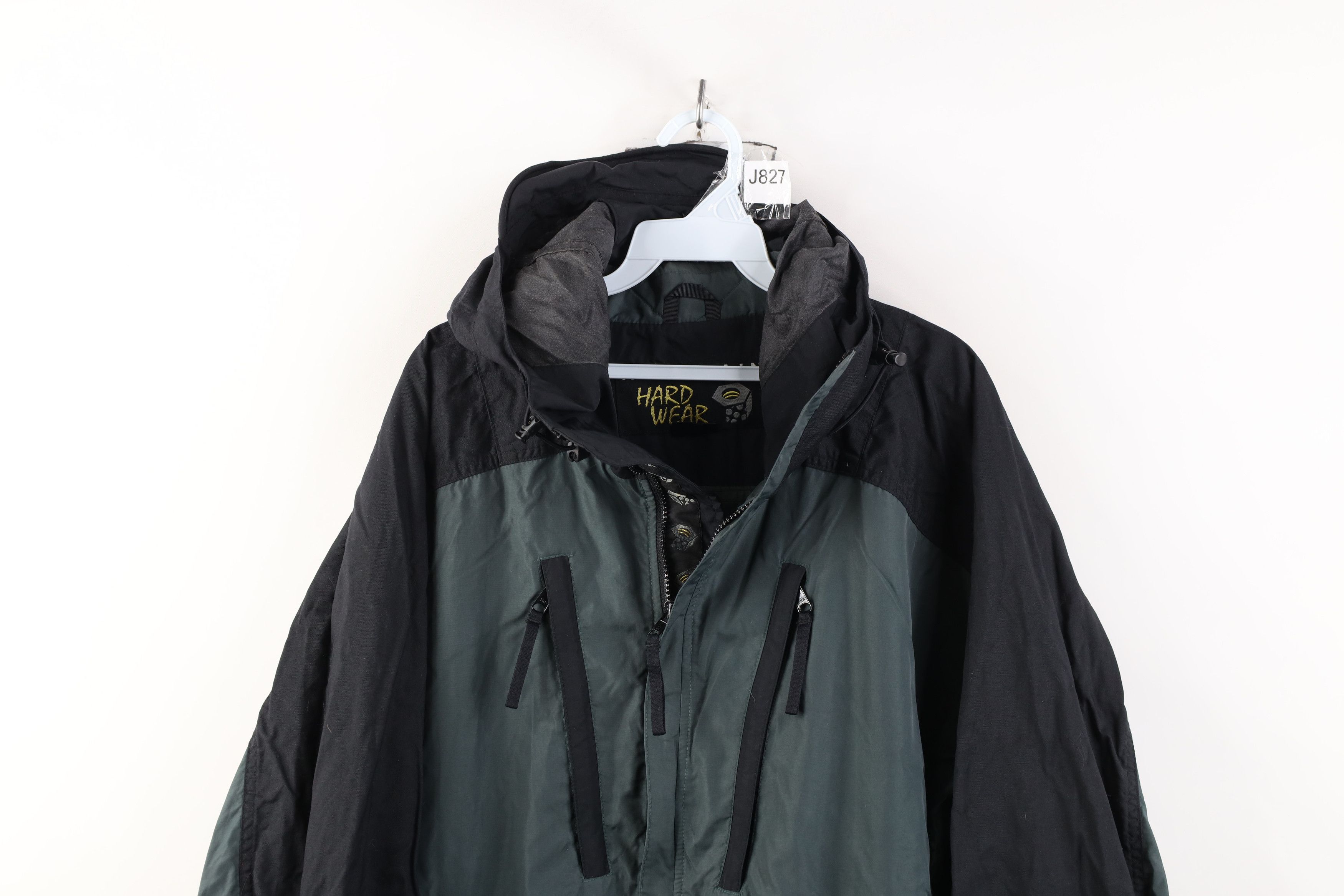 Mountain Hardwear Vintage Mountain Hardwear Packable Hooded Rain Jacket Size US L / EU 52-54 / 3 - 2 Thumbnail