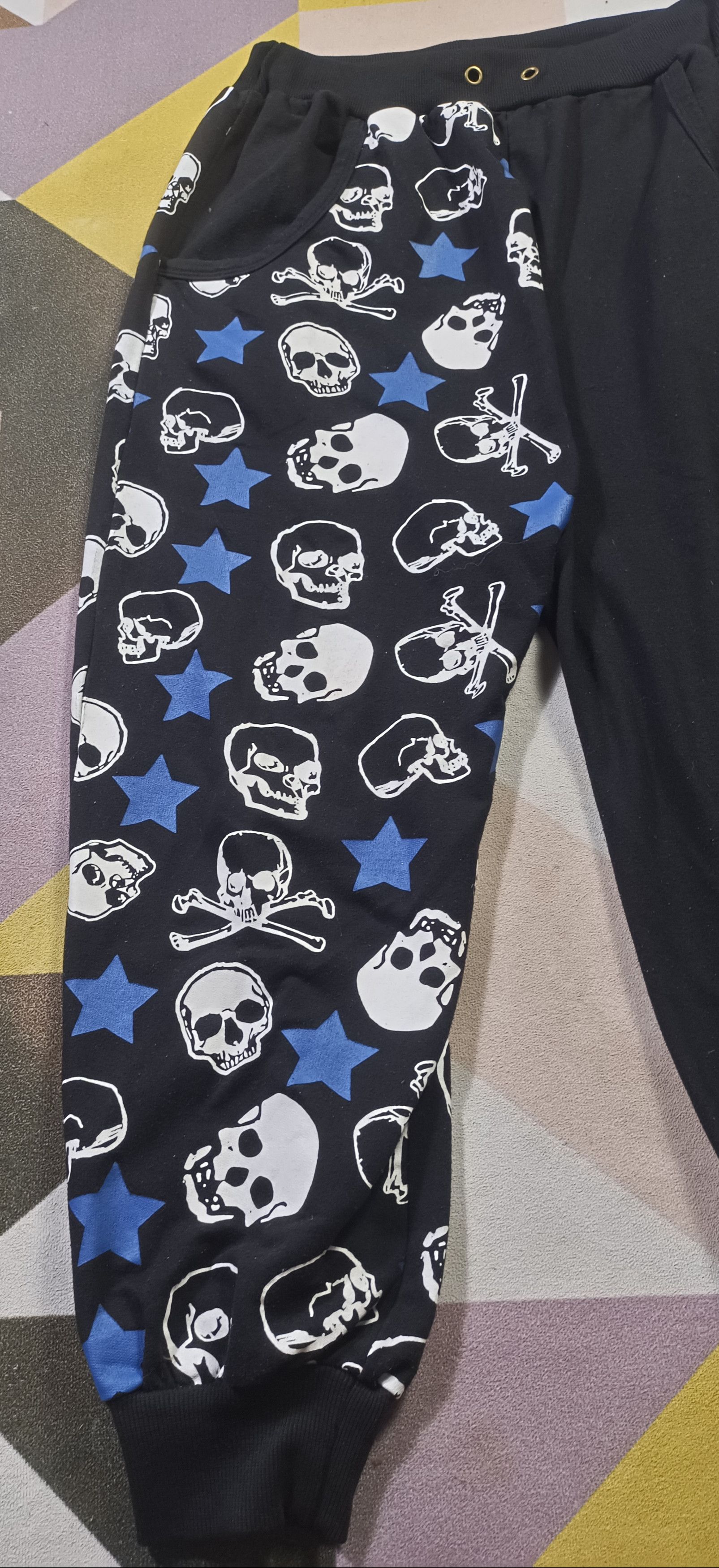 If Six Was Nine Funny Skull Mirror Jogger Pants Ifsixwasnine lgb style Size US 38 / EU 54 - 5 Thumbnail