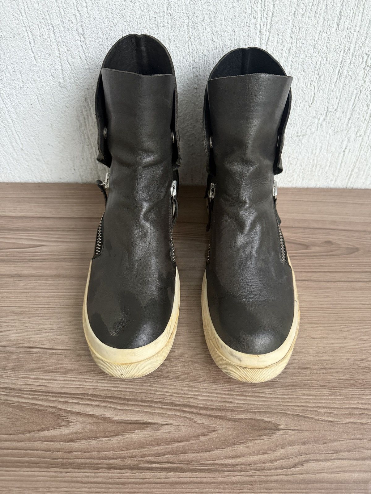 Cinzia Araia ☄️🔥double zip foldable like rick owens, kmrii, Size US 7 / EU 40 - 5 Thumbnail