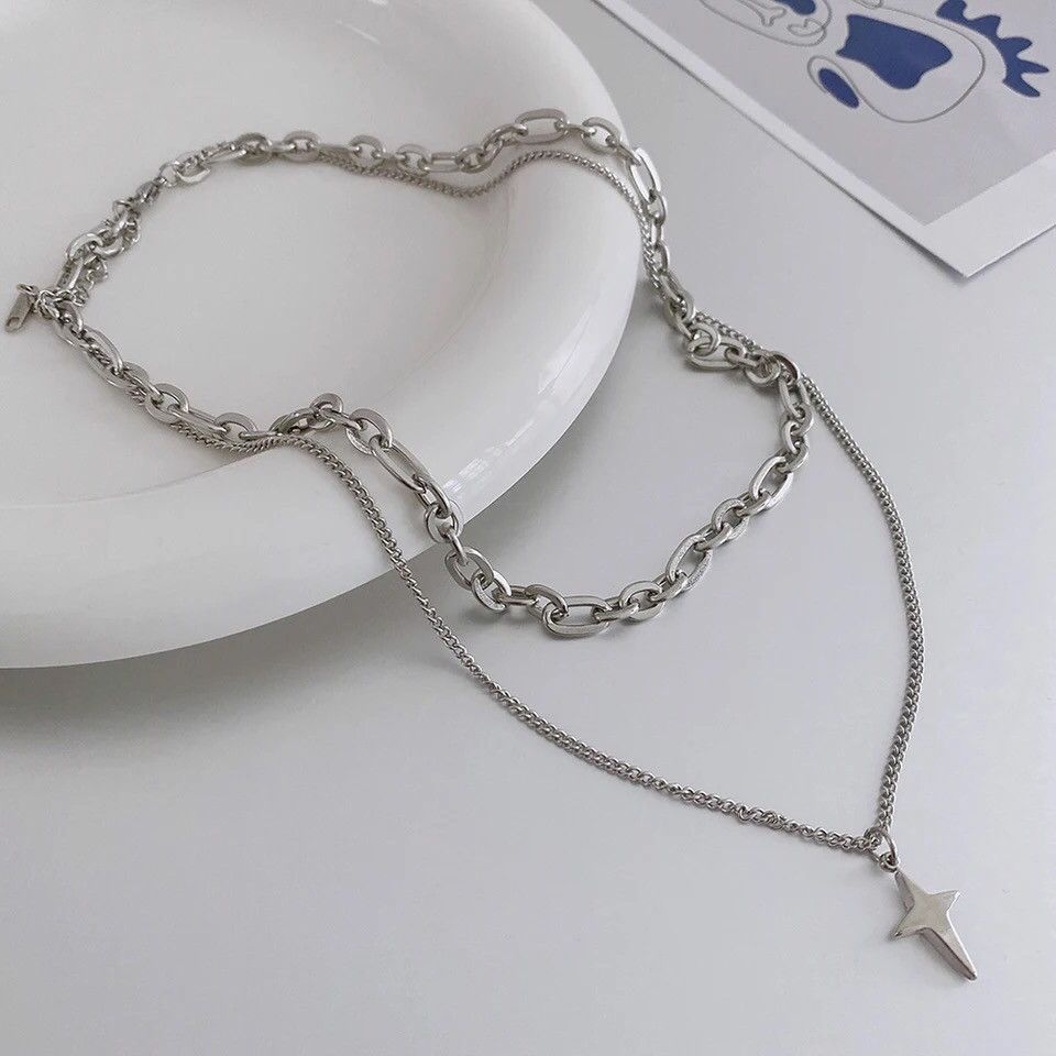 Jewelry Cross Titanium steel Necklace Chain Size ONE SIZE - 4 Thumbnail