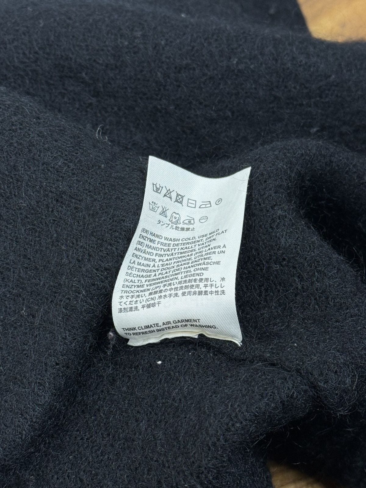 Acne Studios Acne Studios Raya Sh Mohair Wool Cardigan Jacket Black Size XS / US 0-2 / IT 36-38 - 8 Thumbnail