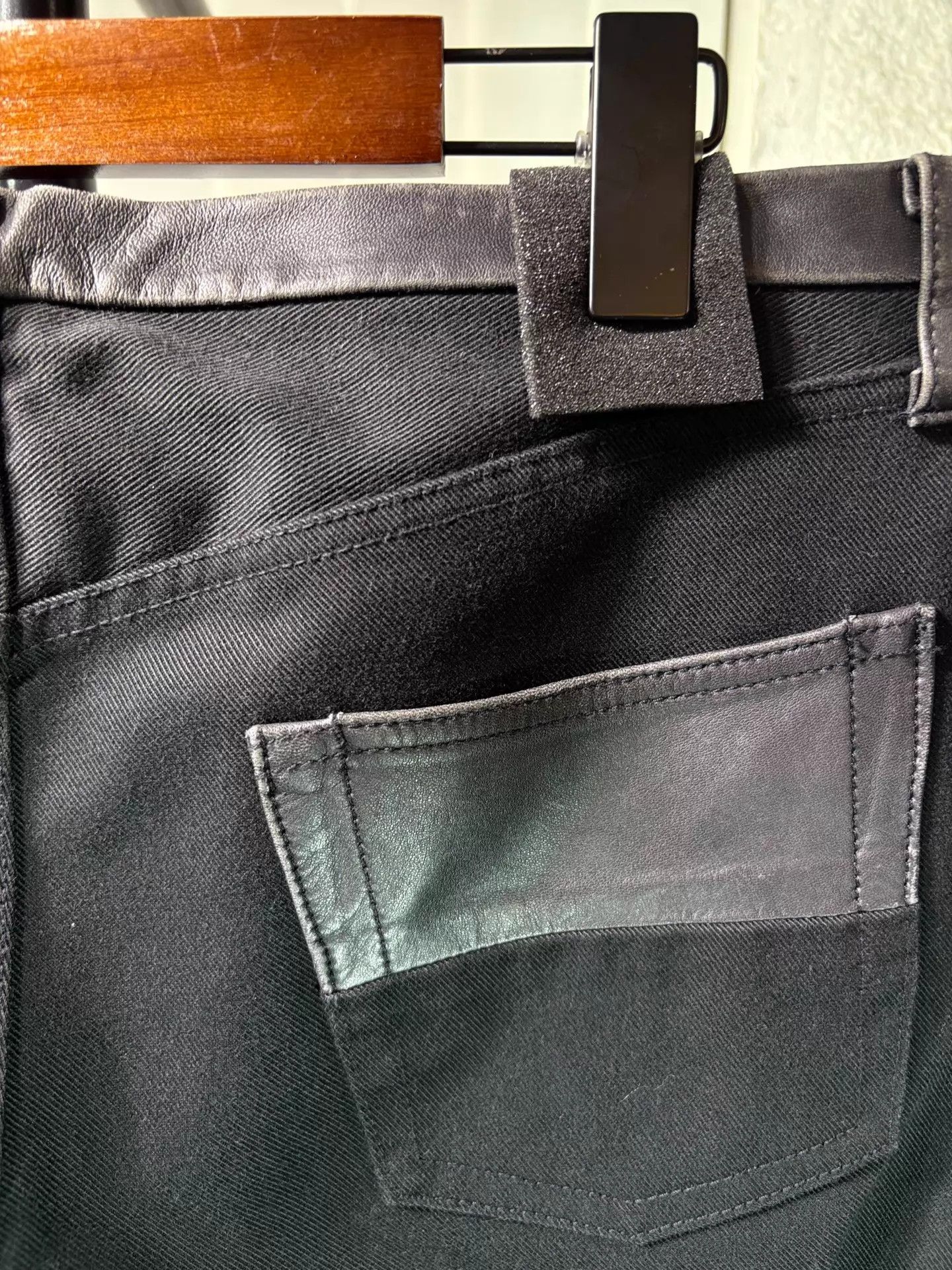 Undercover Undercover Destroyed Leather-Patched Jeans Size 2 Size US 32 / EU 48 - 4 Thumbnail