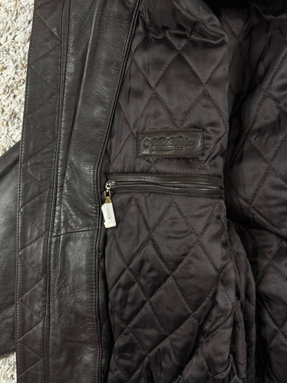 Brooks Brothers Brooks Brothers Genuine Bomber Full Zip Bemberg Lined Size US L / EU 52-54 / 3 - 11 Thumbnail