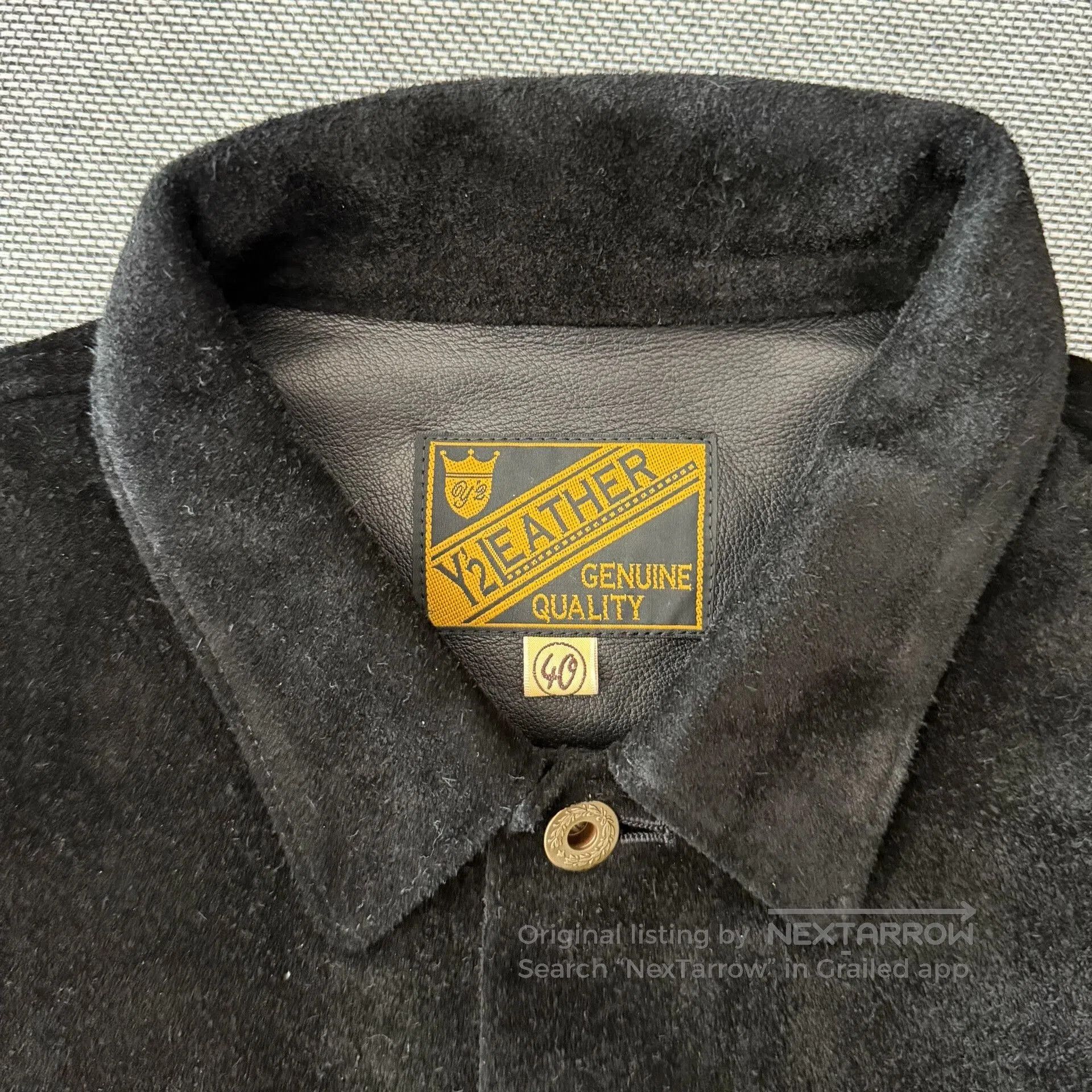 Y'2 Leather Y'2 Leather Black Suede Leather Jacket. Size US XXS / EU 40 - 3 Thumbnail