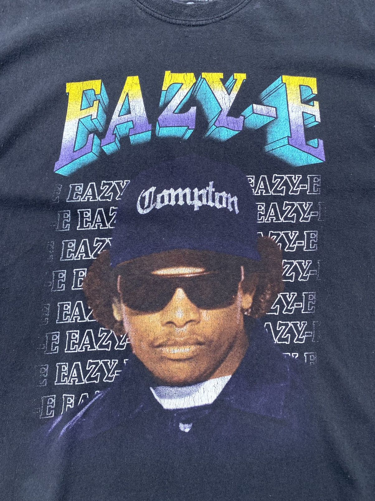 Band Tees Vintage Style Eazy E Rap T Shirt Hip Hop Compton Hype Size US XL / EU 56 / 4 - 4 Thumbnail