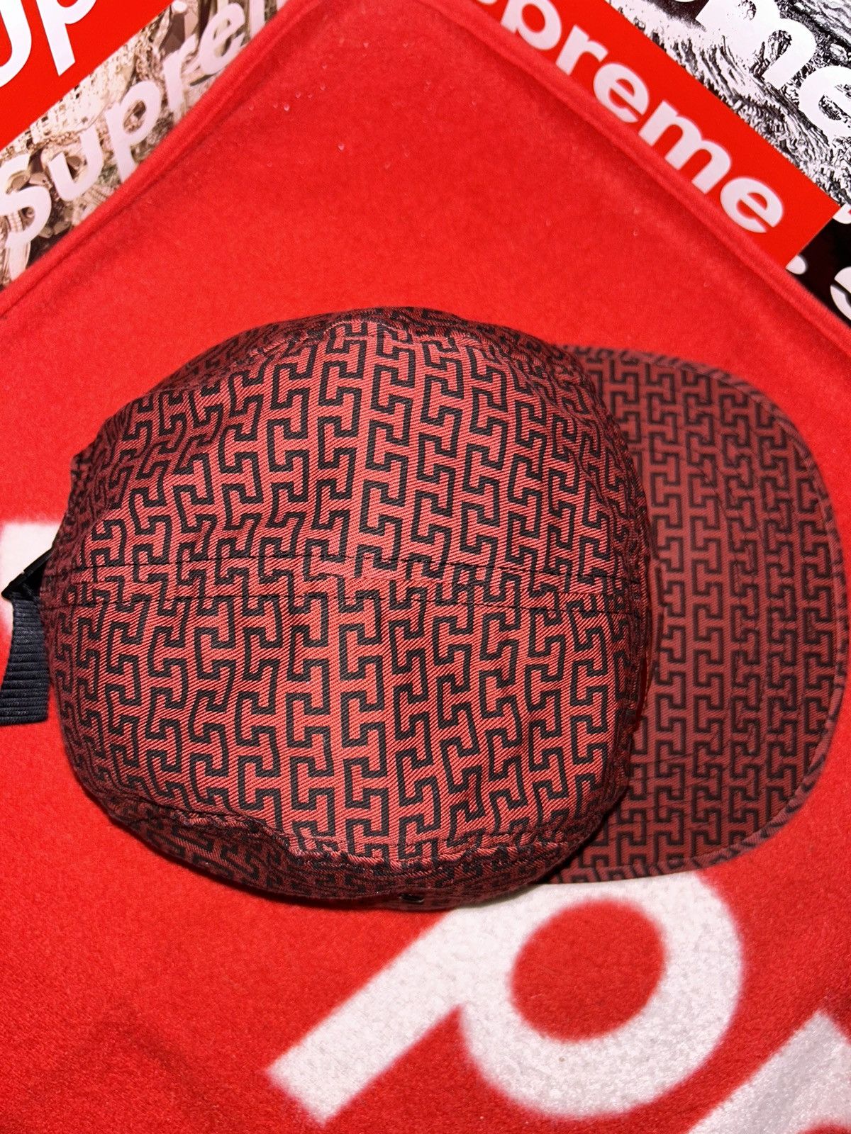 Supreme Supreme Motif Camp Cap FW12 RARE HAT Size ONE SIZE - 3 Thumbnail