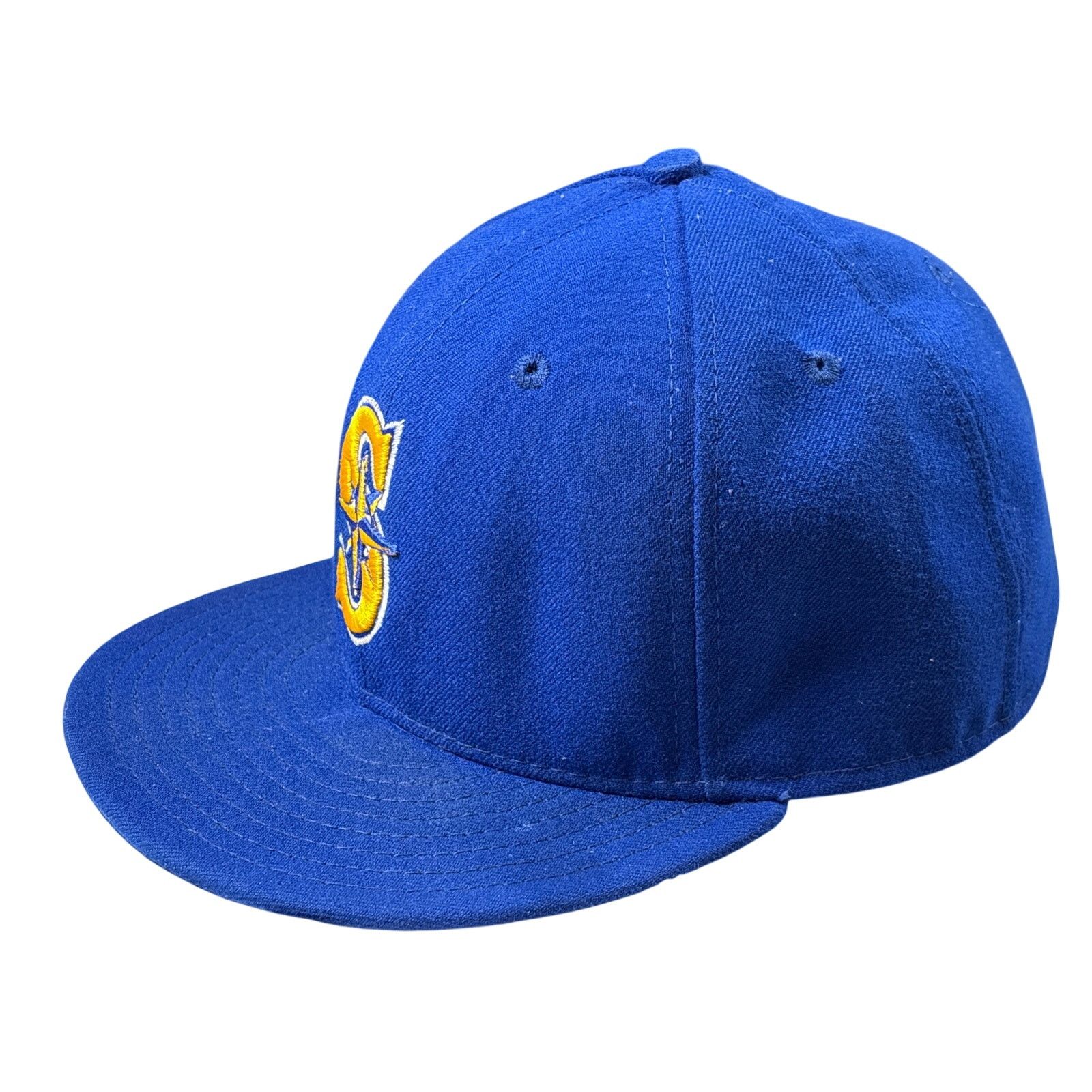 New Era Vintage Seattle Mariners New Era Fitted hat 7 3/8 59Fifty Size ONE SIZE - 2 Thumbnail