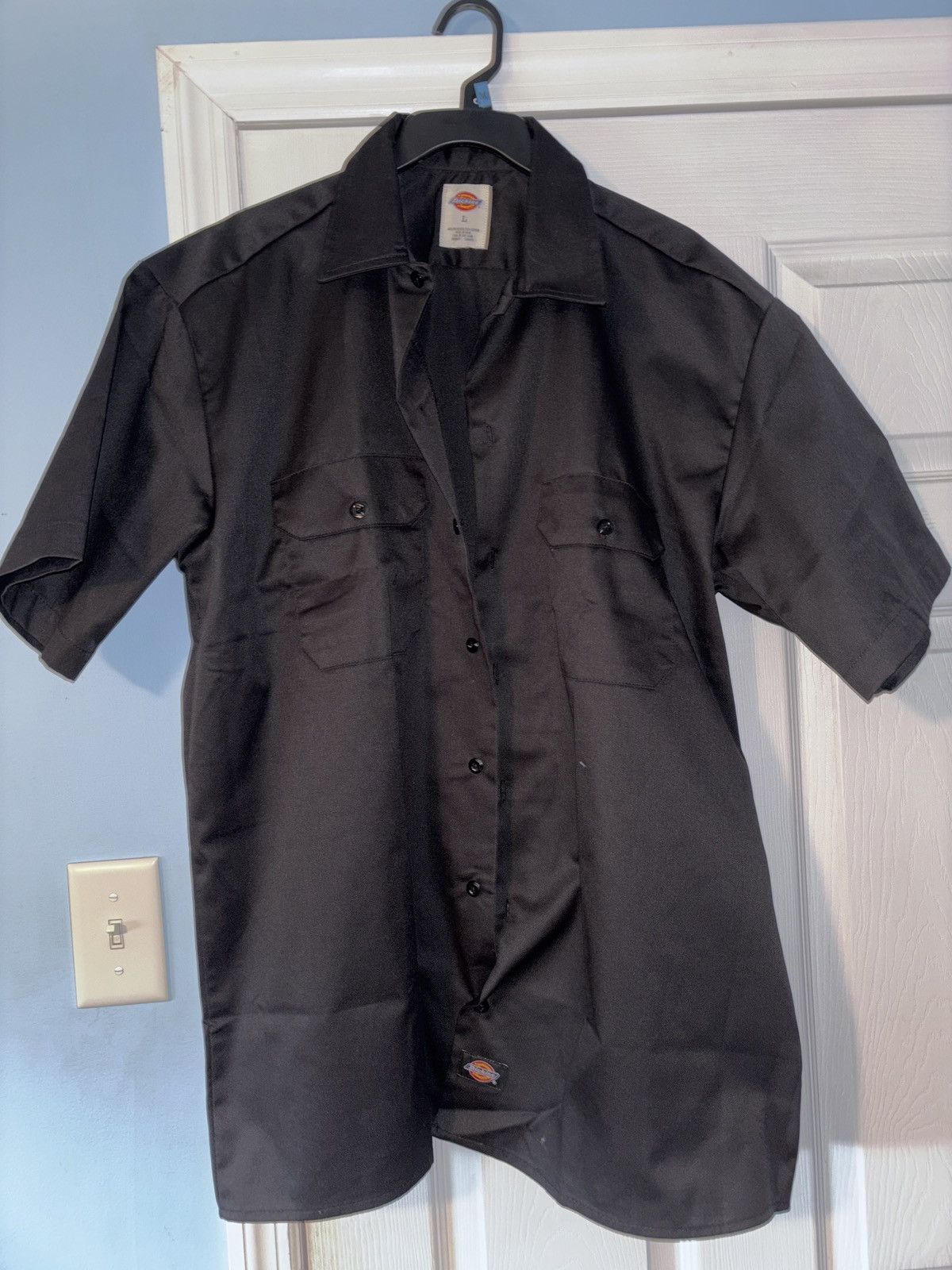 Dickies × Vintage Dickies Short Sleeve Work Shirt Size US L / EU 52-54 / 3 - 1 Thumbnail