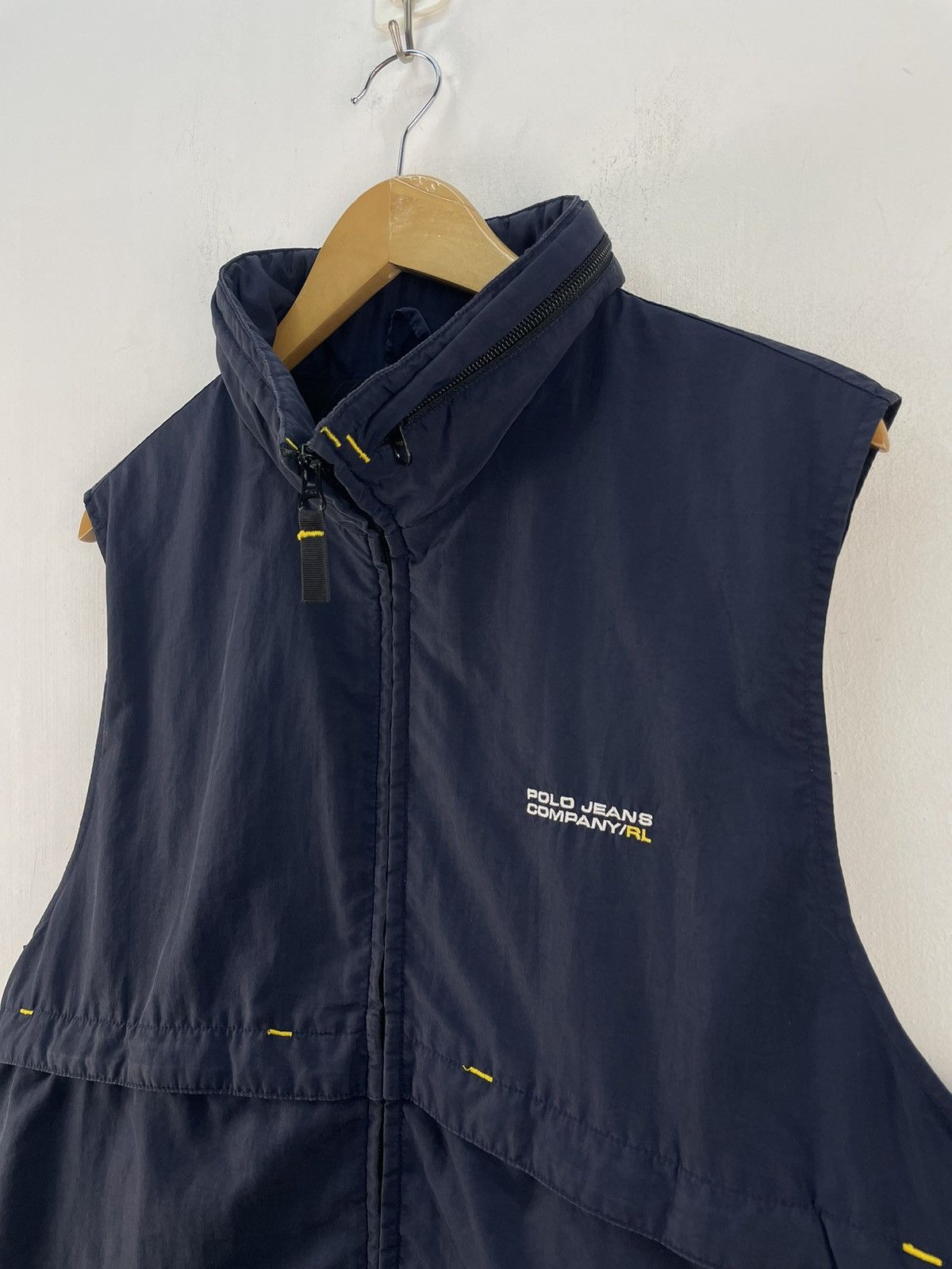 Polo Ralph Lauren Vintage Polo Jeans Ralph Lauren Vest Hooded Jacket Size US L / EU 52-54 / 3 - 6 Thumbnail