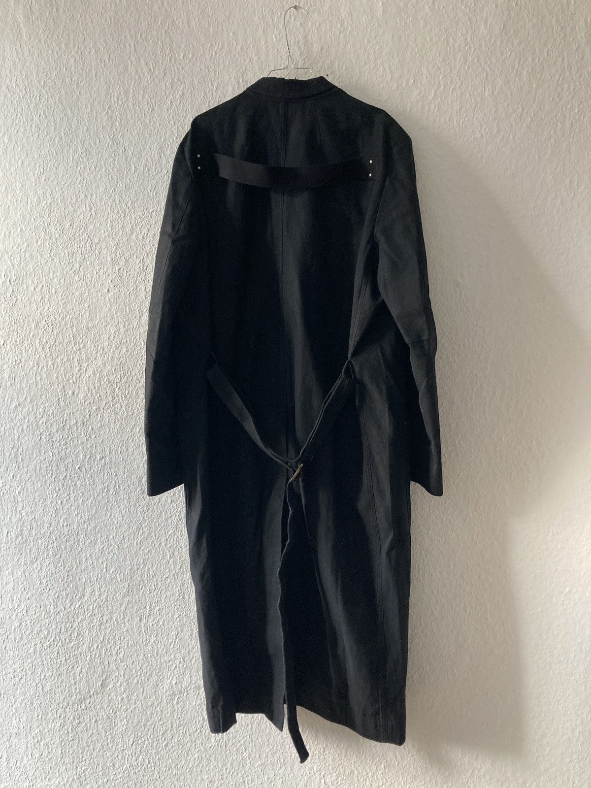 Rick Owens F/W 22 „STROBE“ Hemp & Cotton "Lido" Trench Coat Rick Owens Size US L / EU 52-54 / 3 - 10 Thumbnail